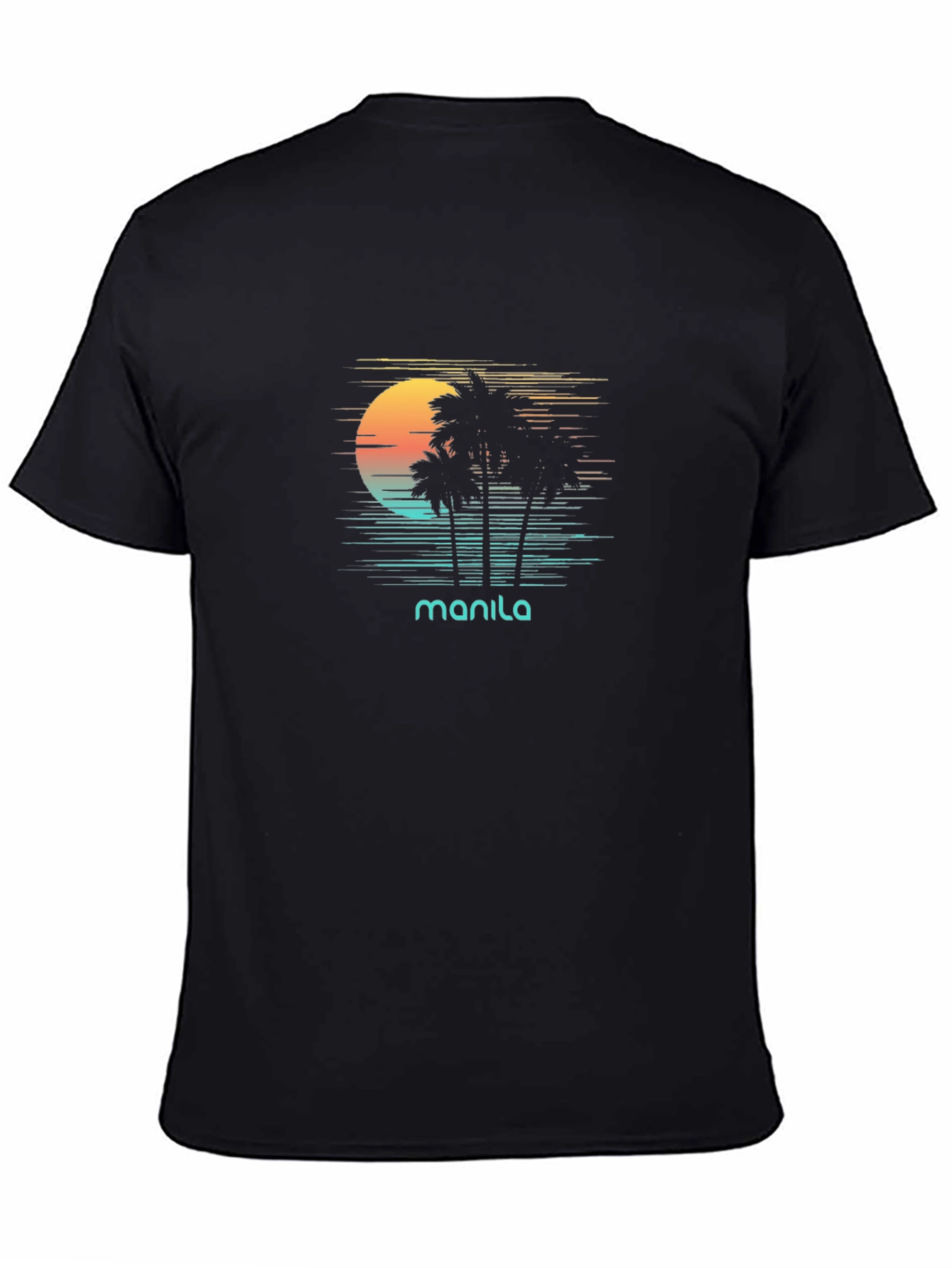 Manila Retro Sunset T-Shirt - Island Vibes