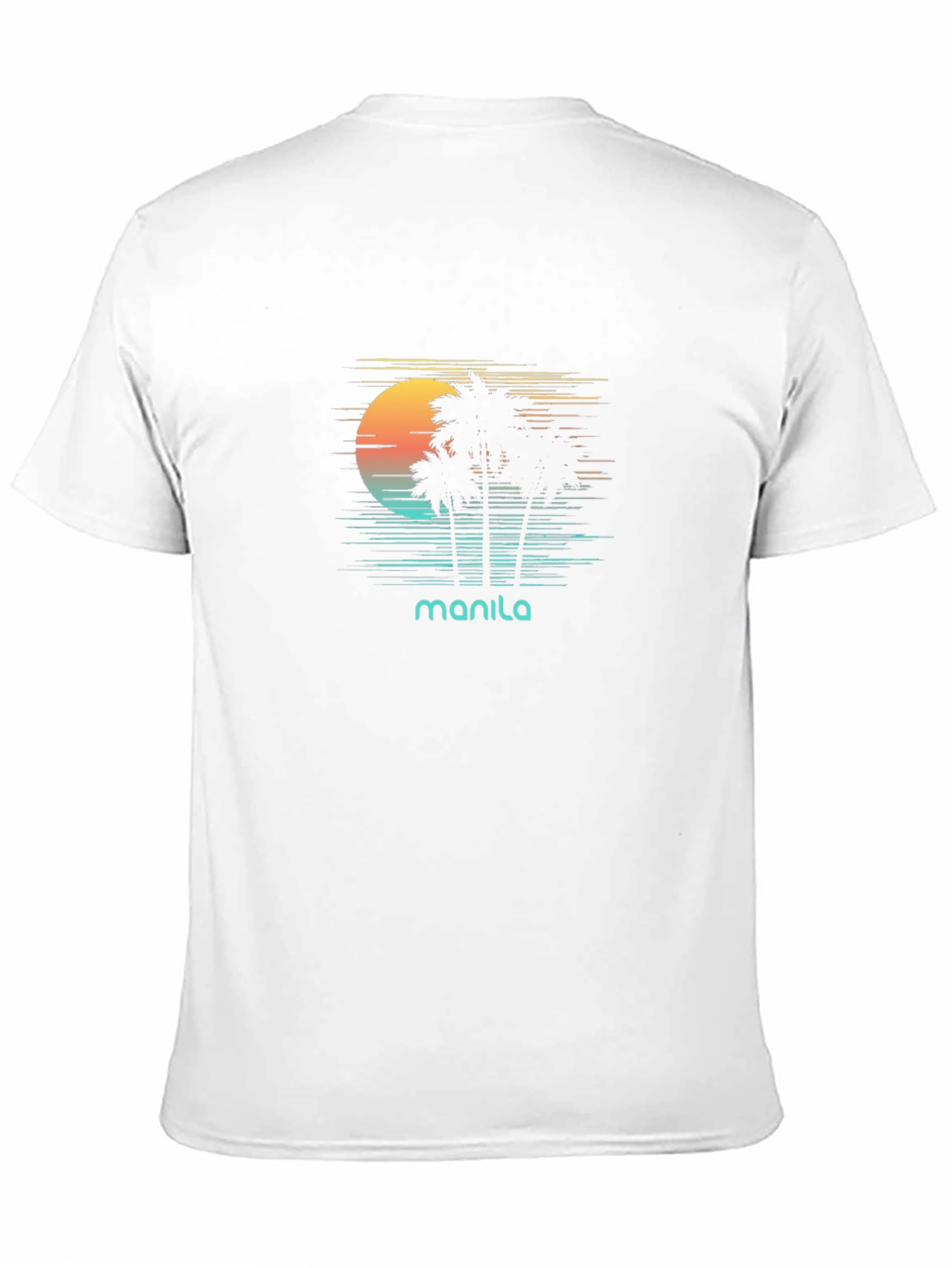 Manila Retro Sunset T-Shirt - Island Vibes