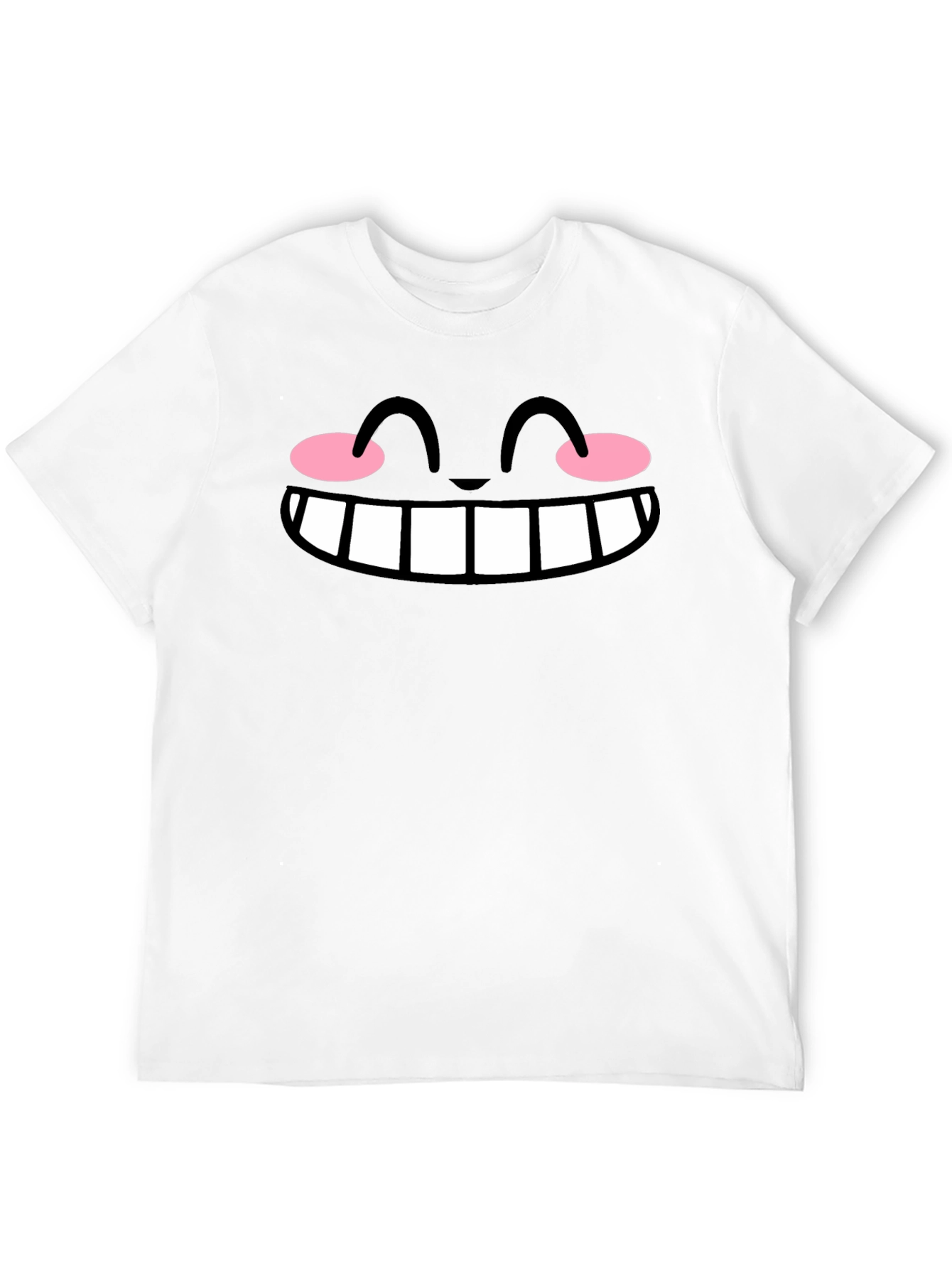 Funny Face Graphic Tee - Black Casual T-Shirt