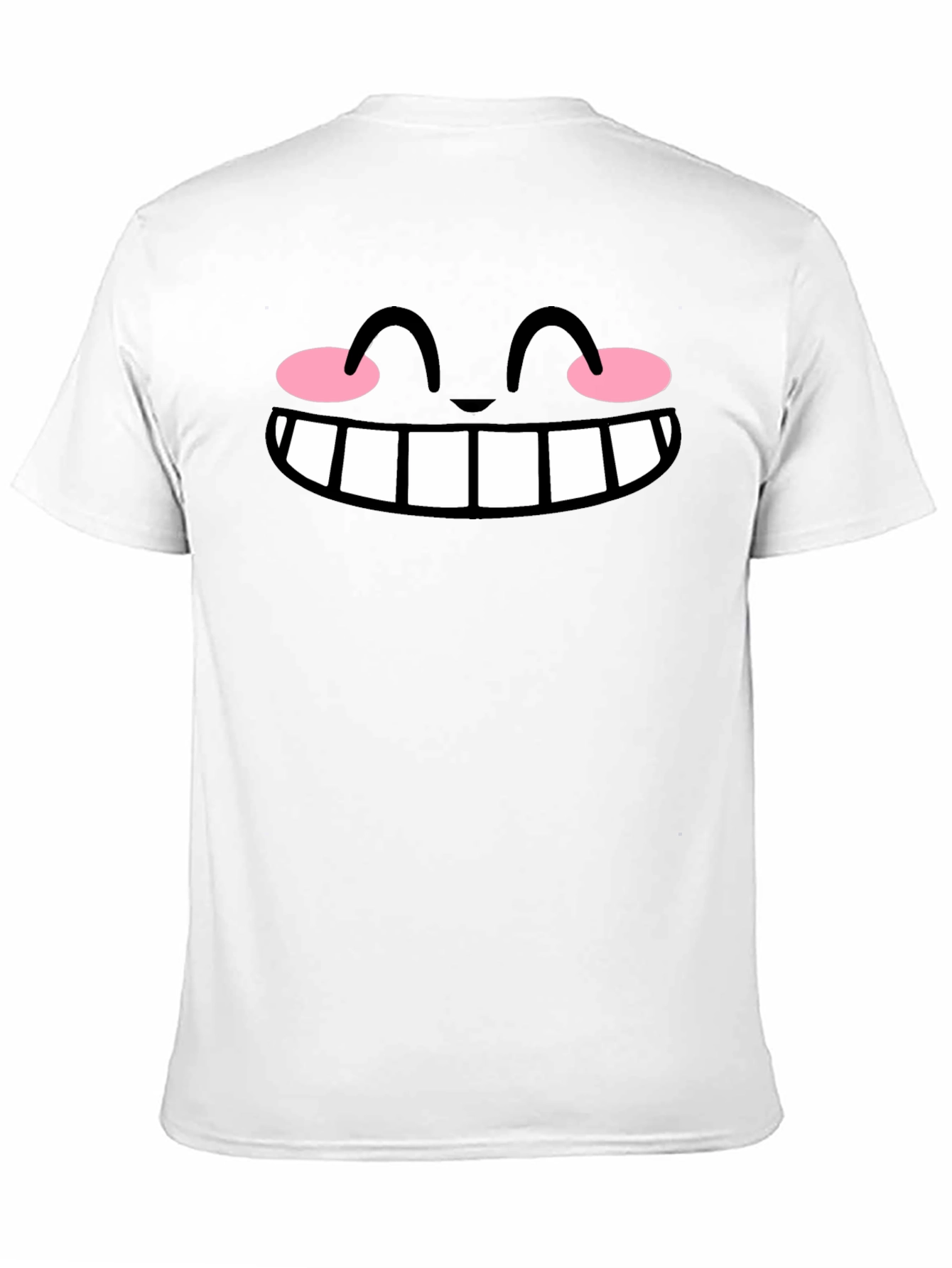 Funny Face Graphic Tee - Black Casual T-Shirt