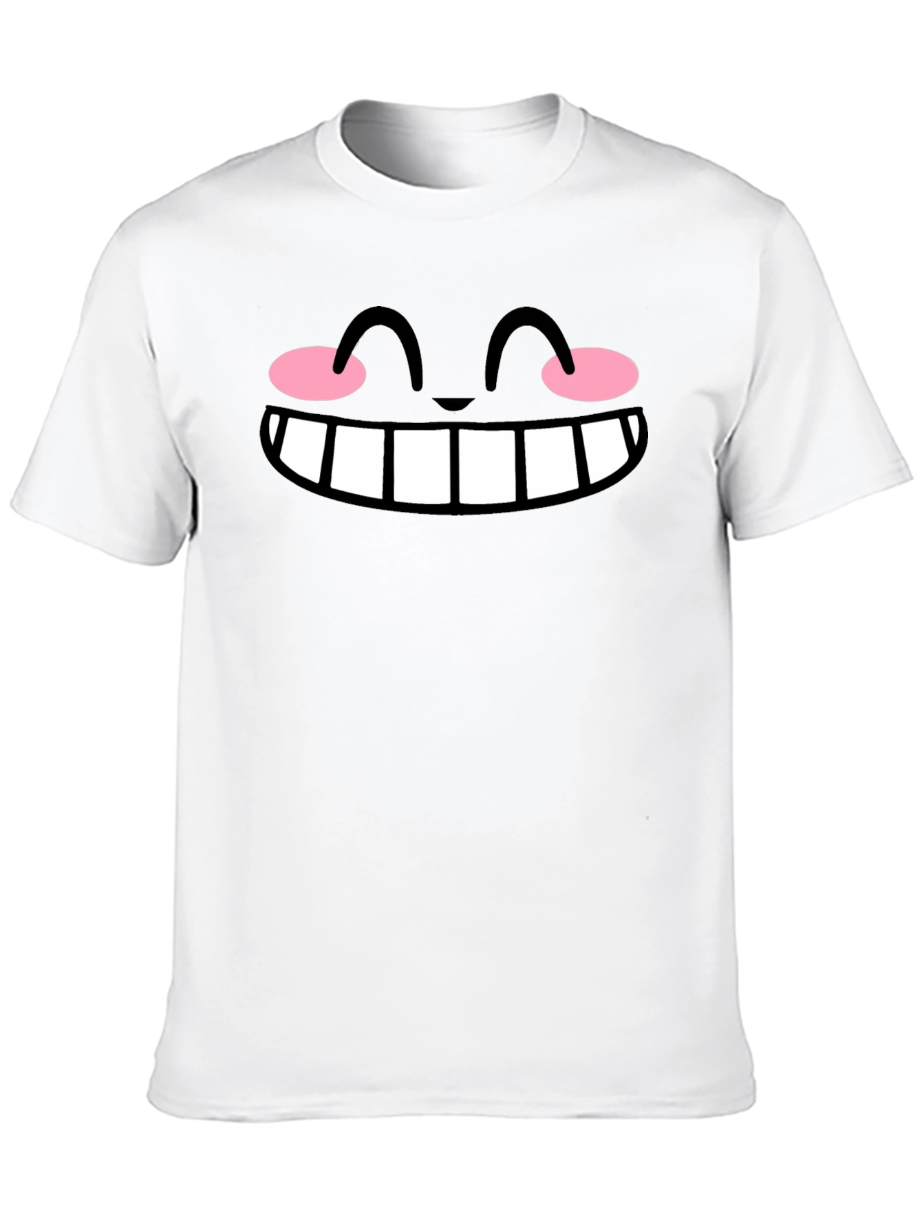 Funny Face Graphic Tee - Black Casual T-Shirt