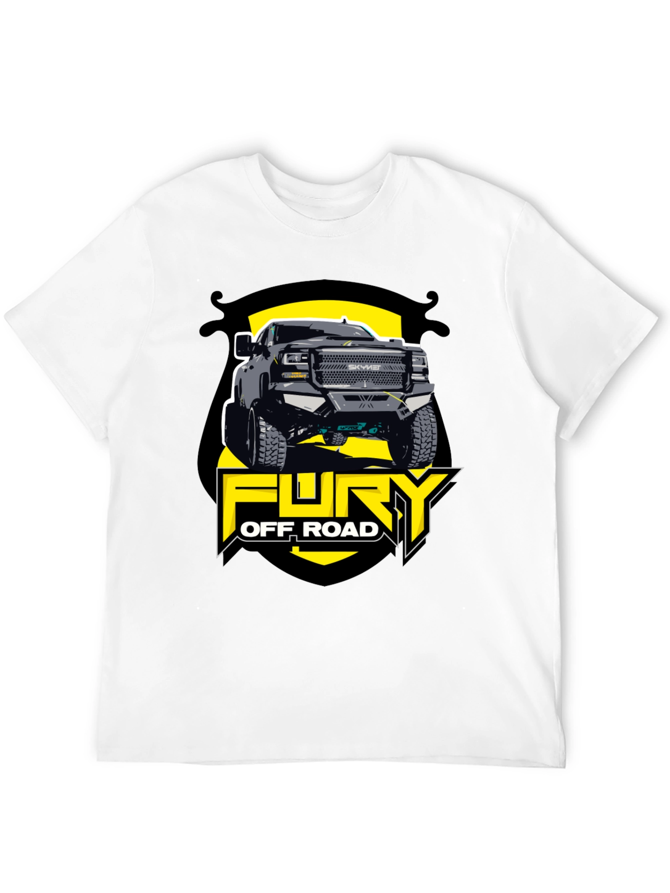 Fury Off Road Truck Graphic Tee - Black
