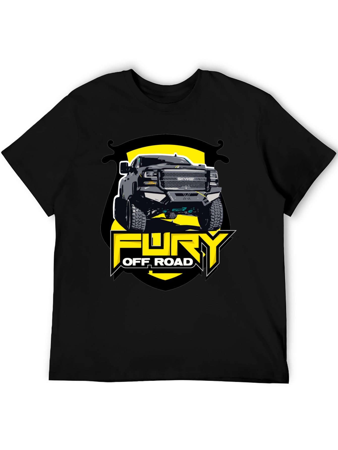 Fury Off Road Truck Graphic Tee - Black