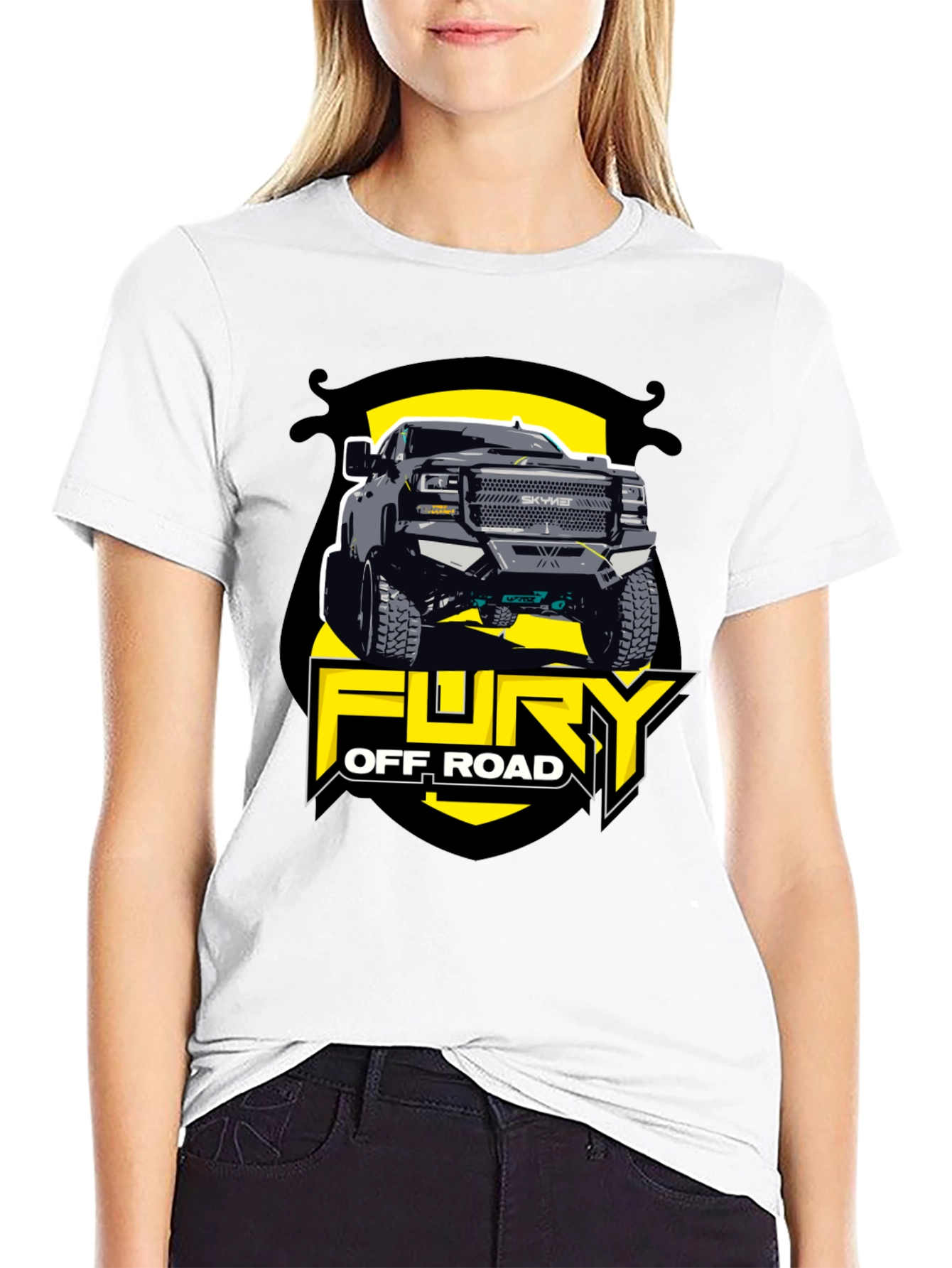 Fury Off Road Truck Graphic Tee - Black