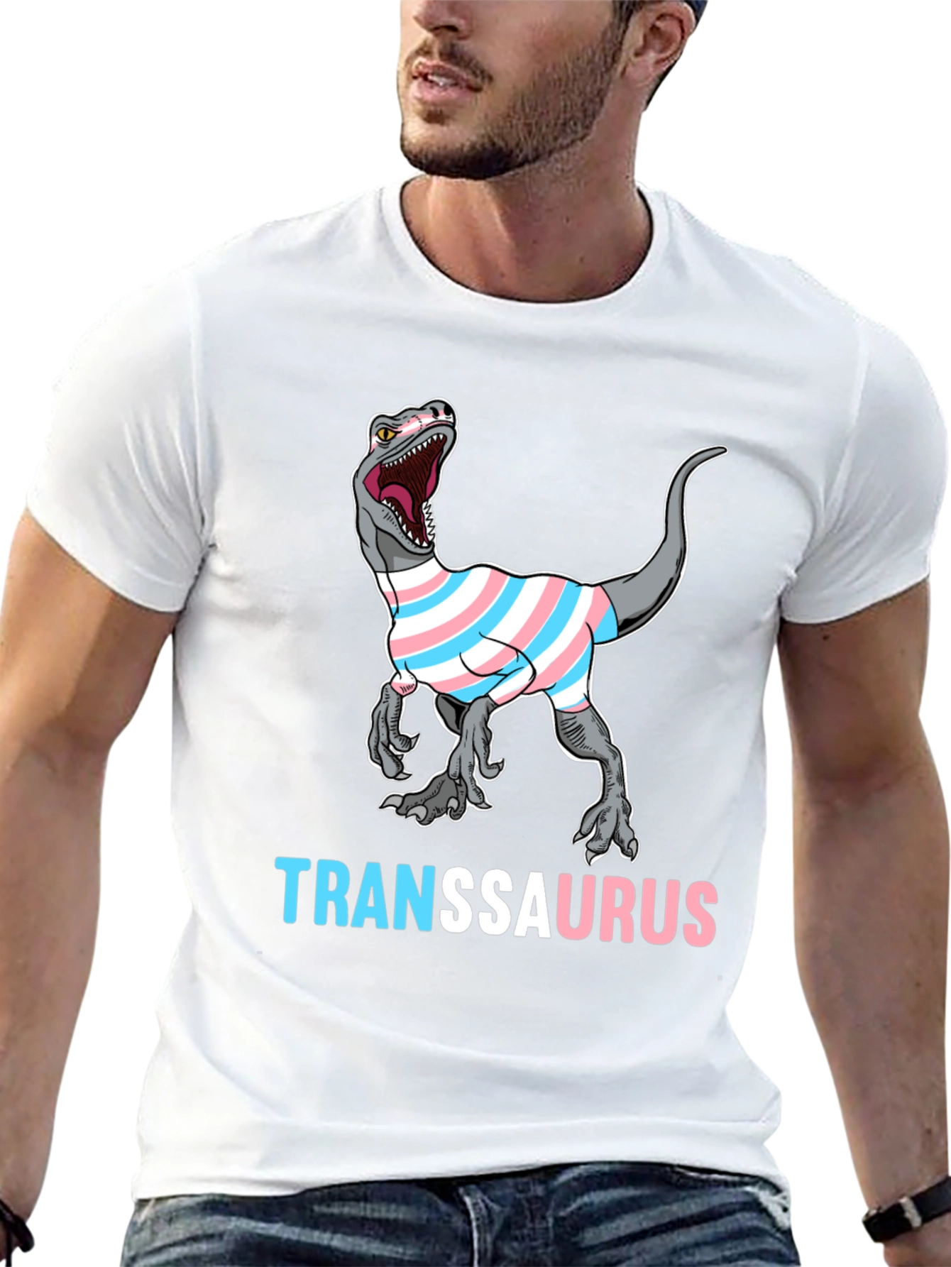 Transsaurus Dinosaur Graphic T-Shirt