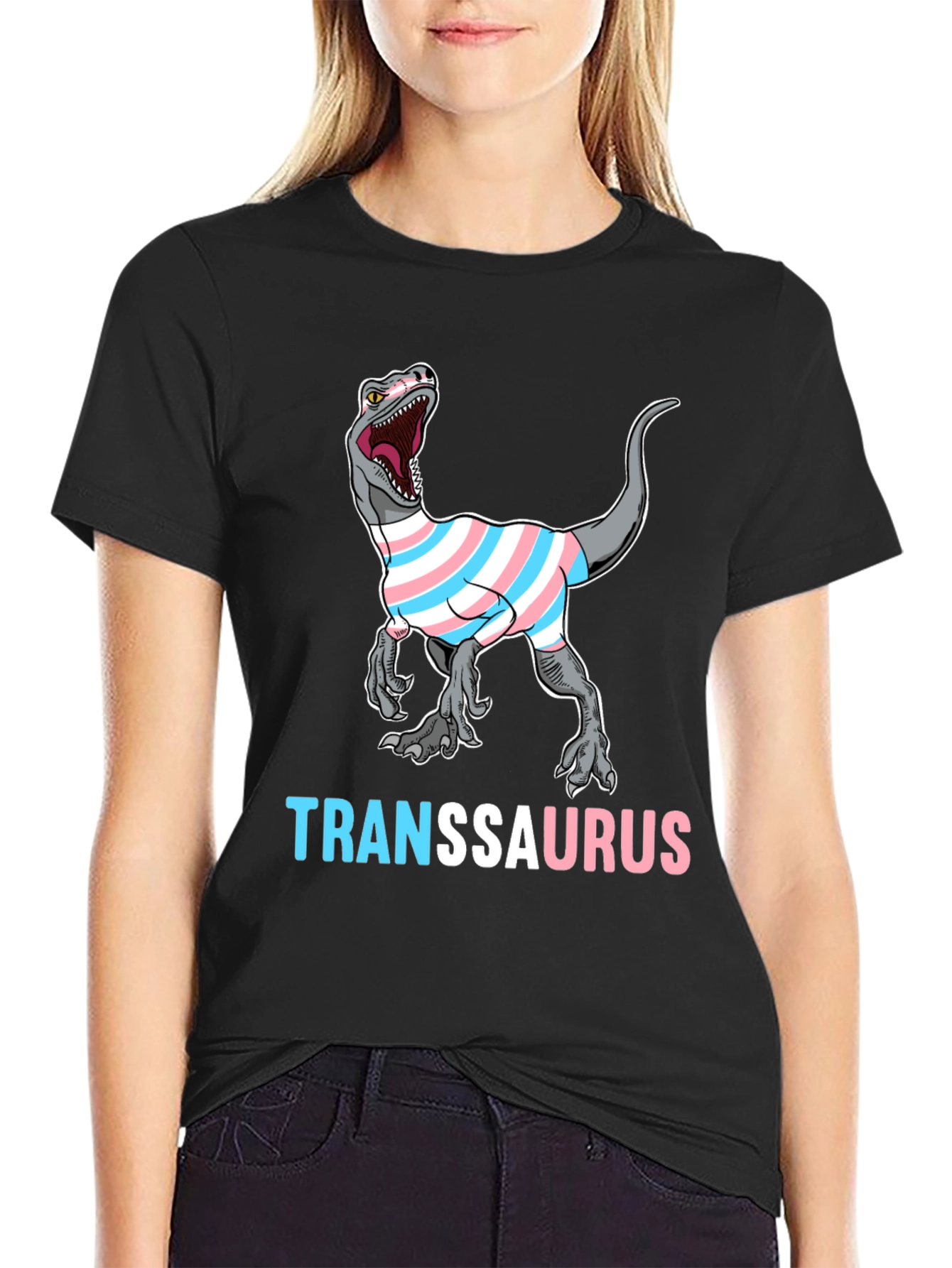 Transsaurus Dinosaur Graphic T-Shirt