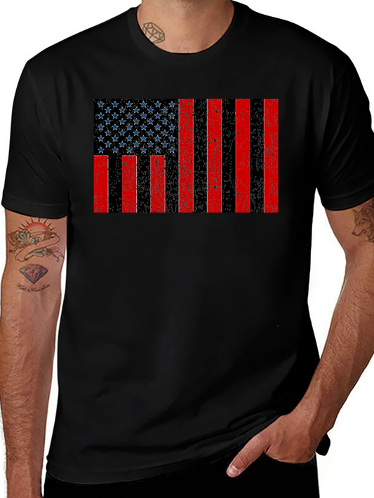 Vintage American Flag Graphic T-Shirt