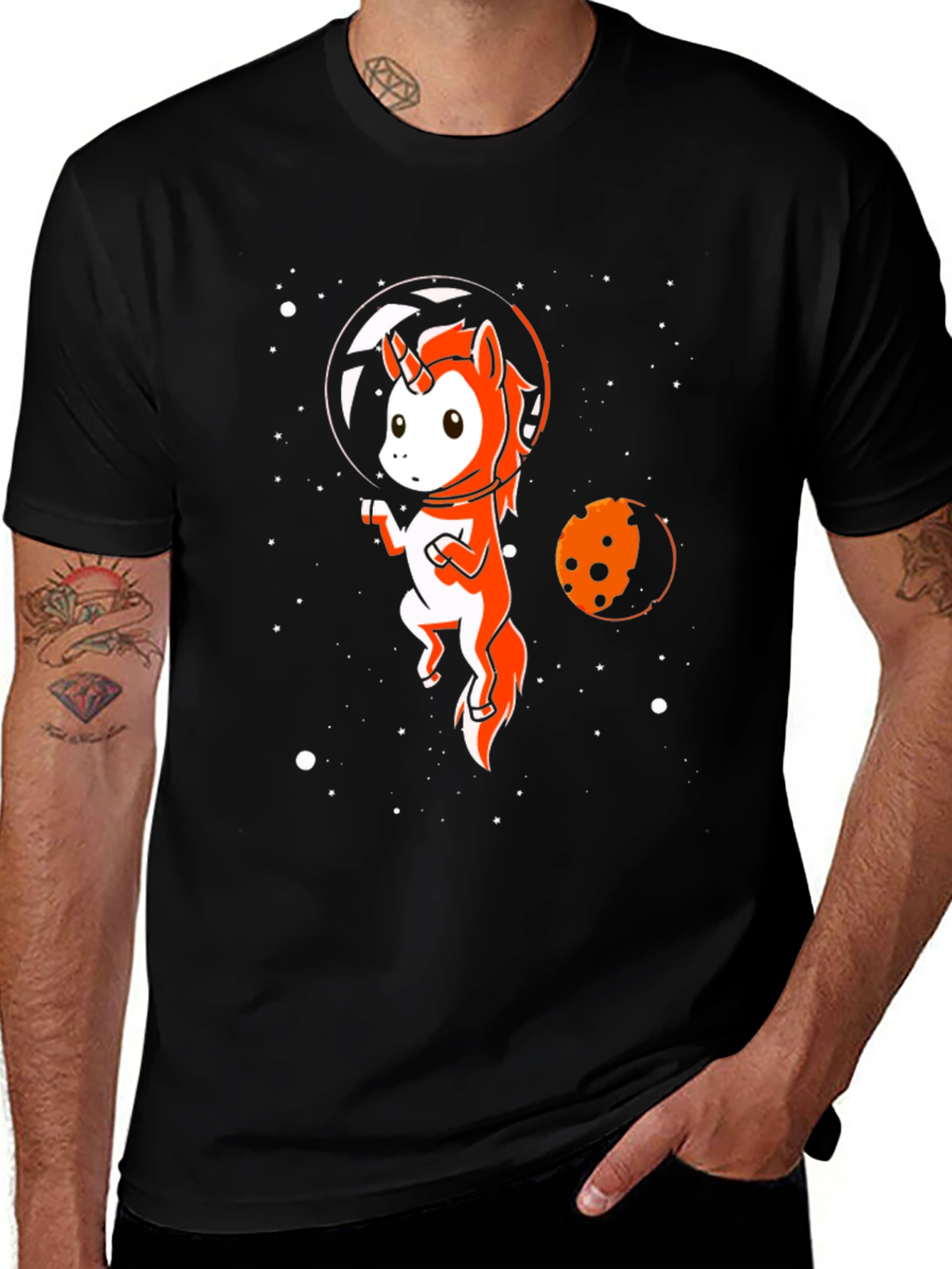 Unicorn Astronaut T-Shirt - Space Adventure