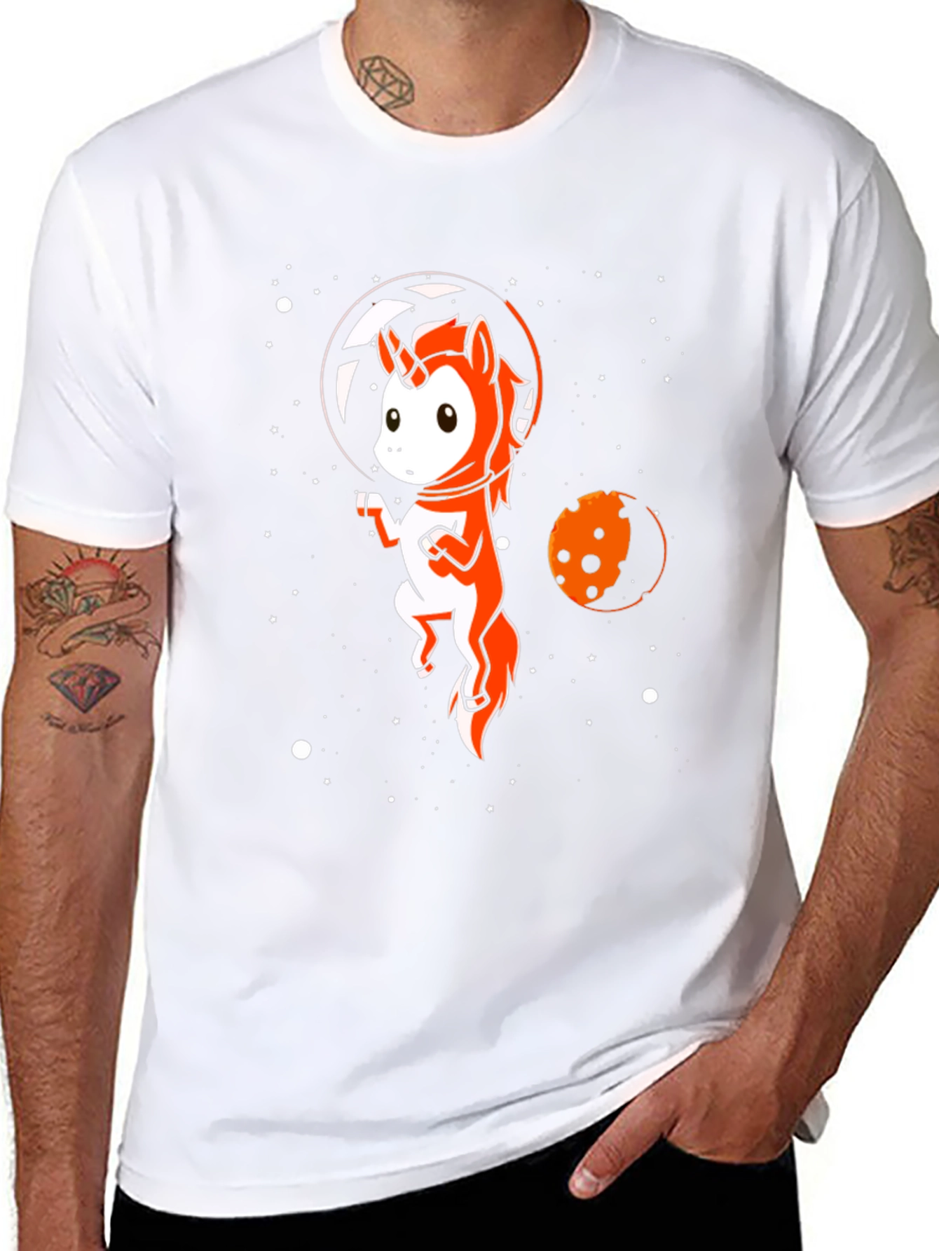 Unicorn Astronaut T-Shirt - Space Adventure