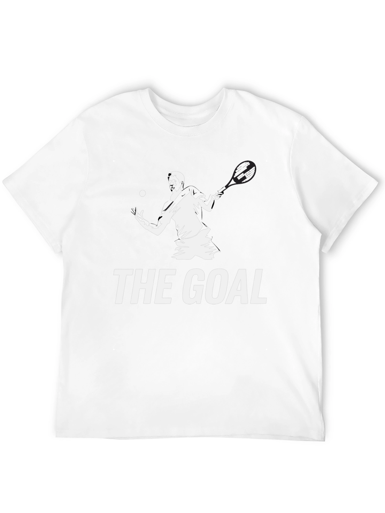 The Goal Graphic Tee - Tennis Player Design