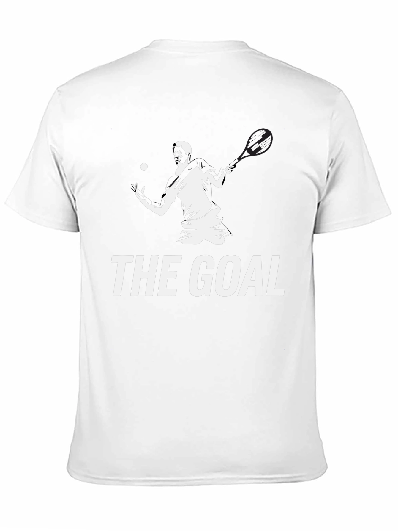 The Goal Graphic Tee - Tennis Player Design