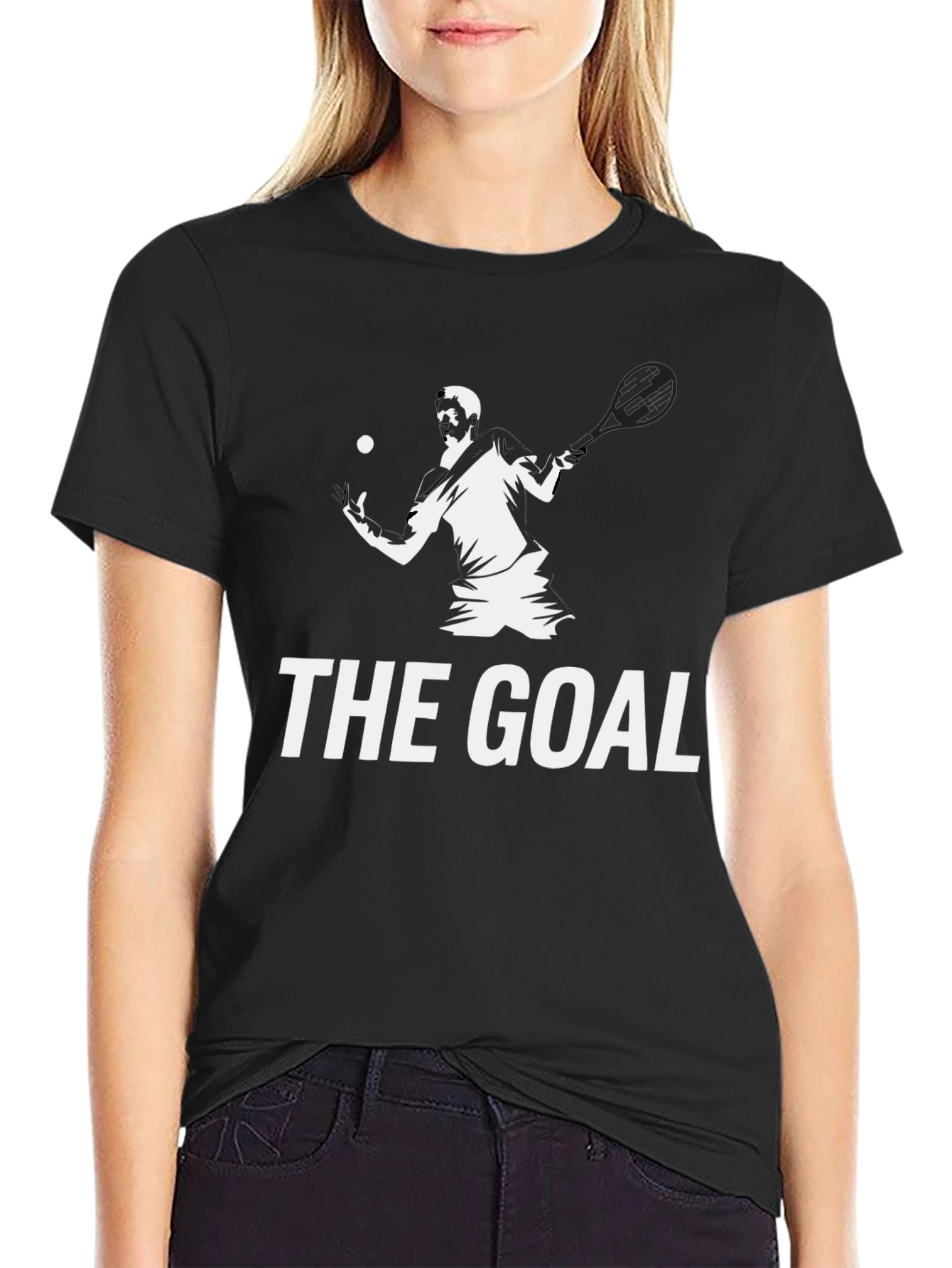 The Goal Graphic Tee - Tennis Player Design