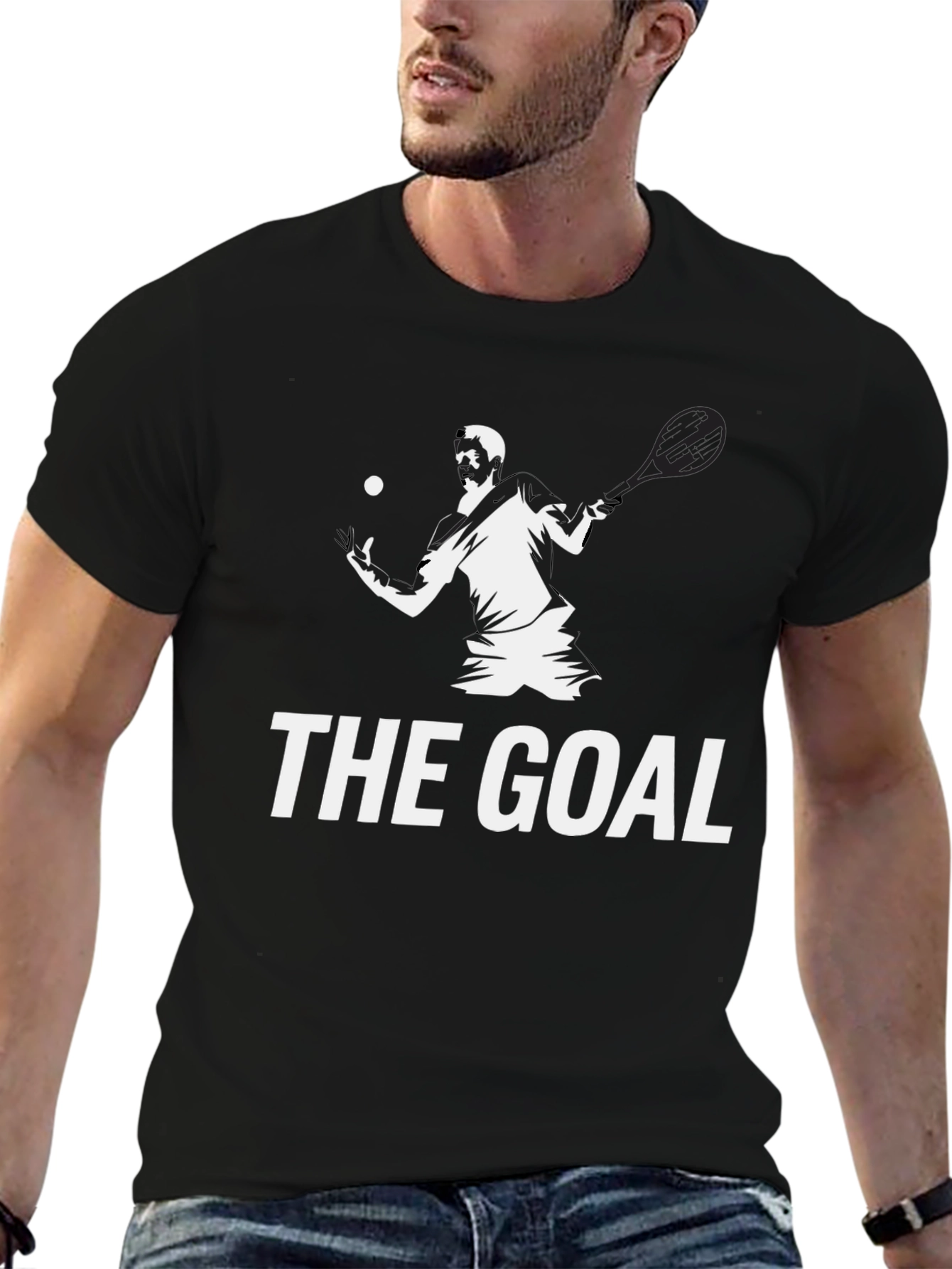 The Goal Graphic Tee - Tennis Player Design