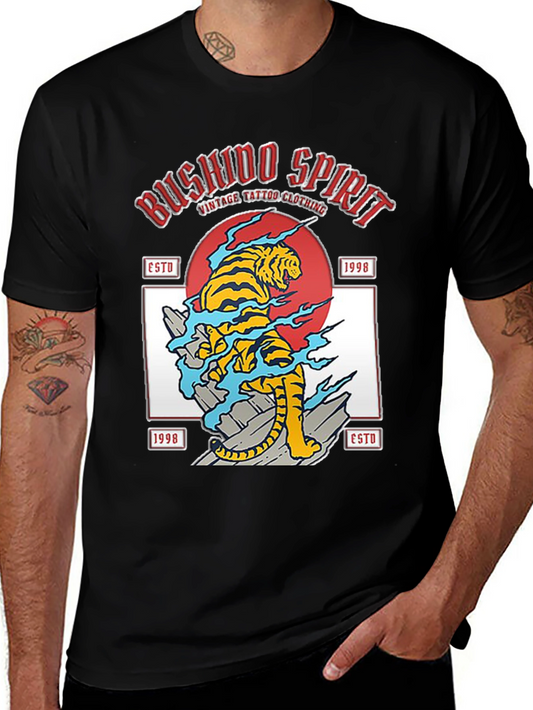 Bushido Spirit Tiger Graphic Tee