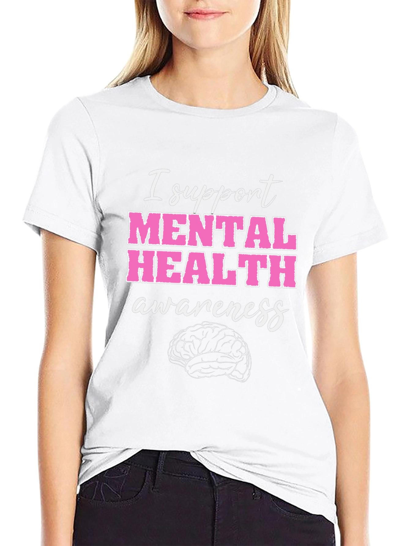 Mental Health Awareness T-Shirt - I Support