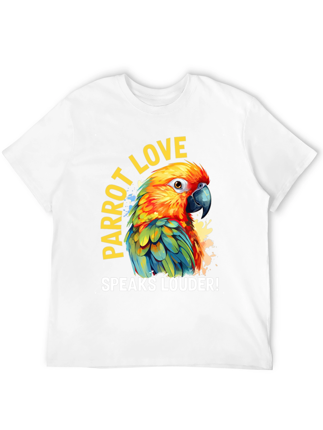 Parrot Love Speaks Louder! Graphic T-Shirt
