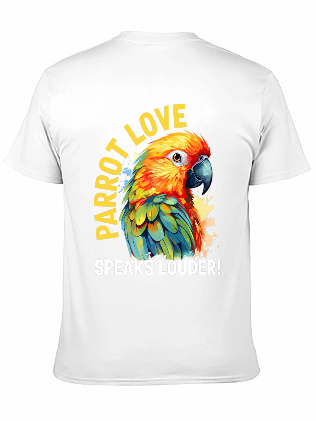 Parrot Love Speaks Louder! Graphic T-Shirt