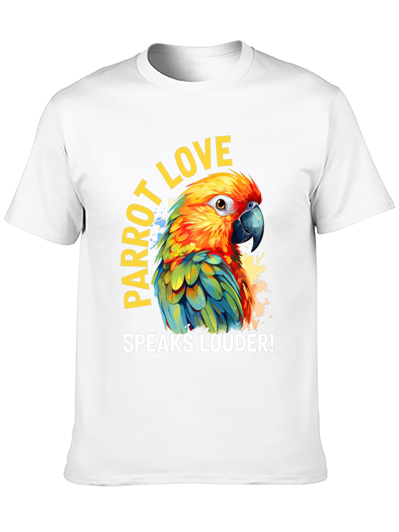 Parrot Love Speaks Louder! Graphic T-Shirt