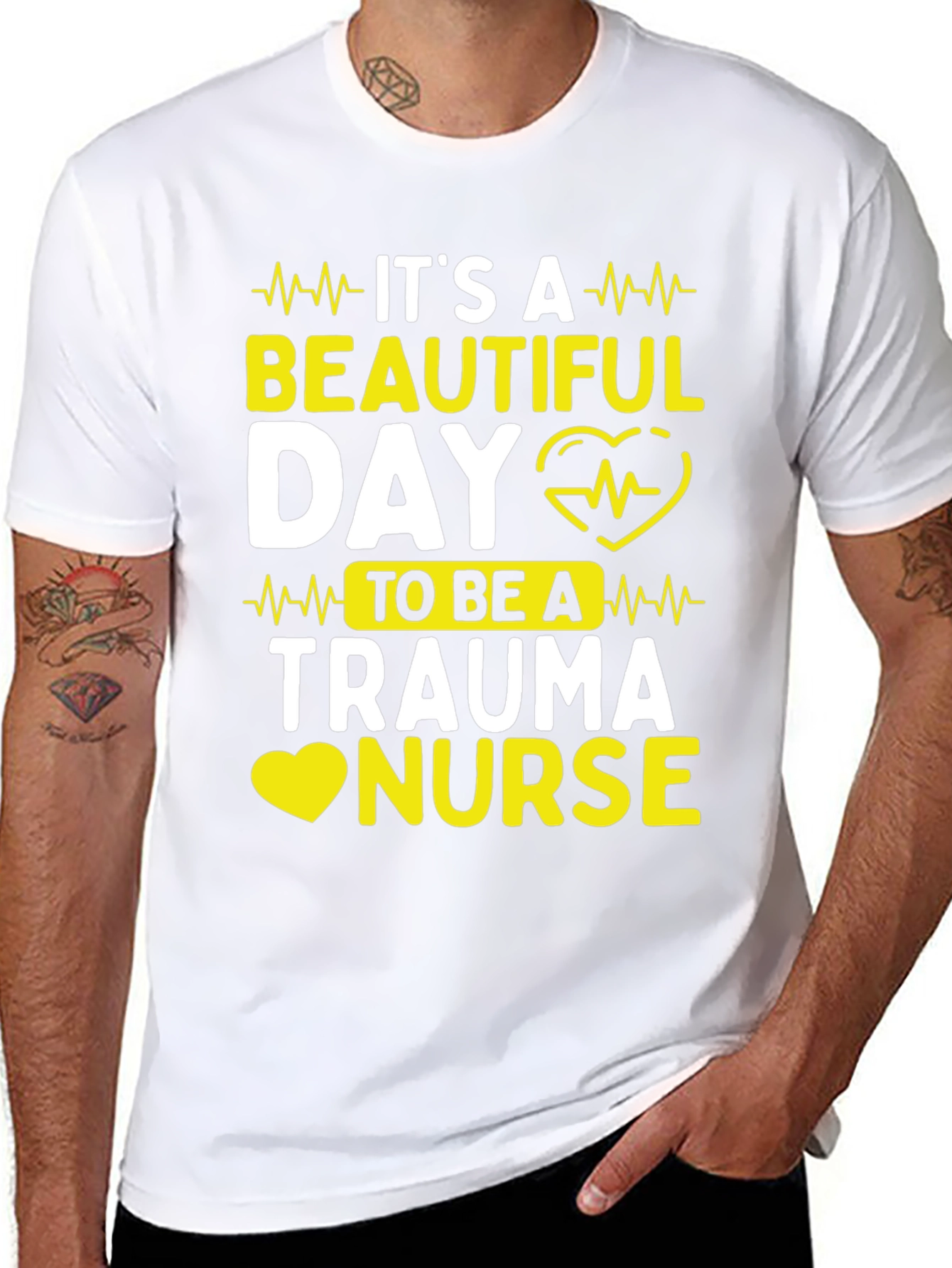 Trauma Nurse T-Shirt - Beautiful Day Tee