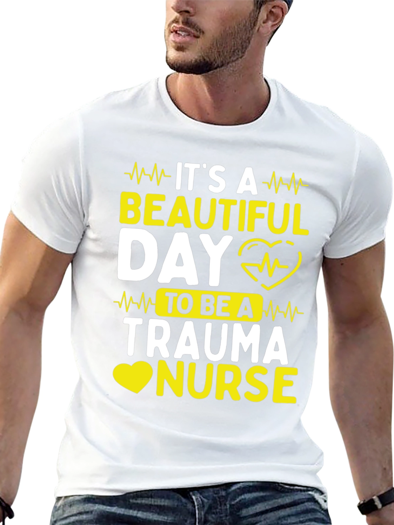 Trauma Nurse T-Shirt - Beautiful Day Tee