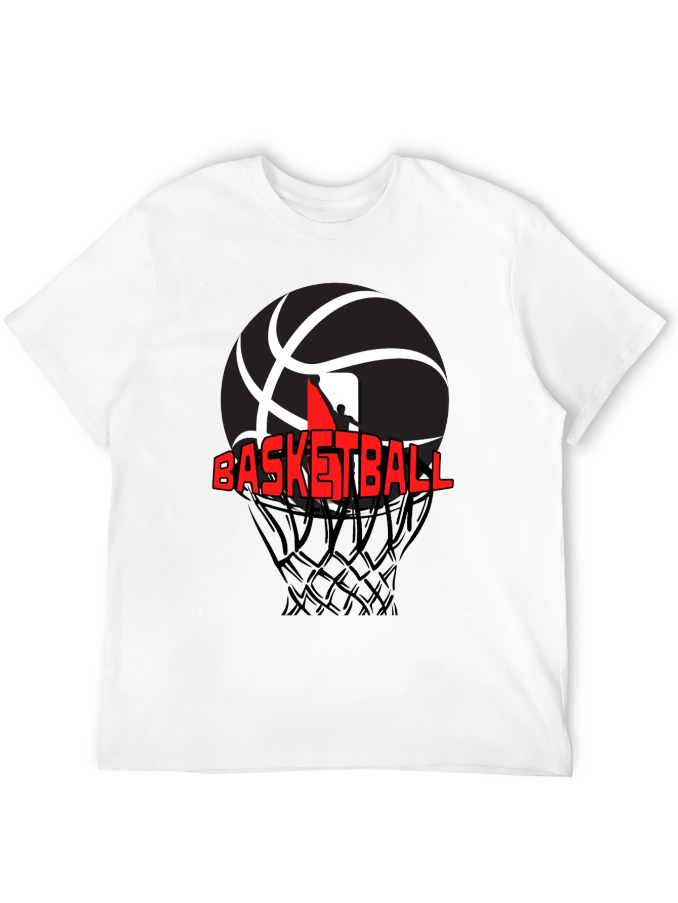 Basketball Graphic T-Shirt - Black