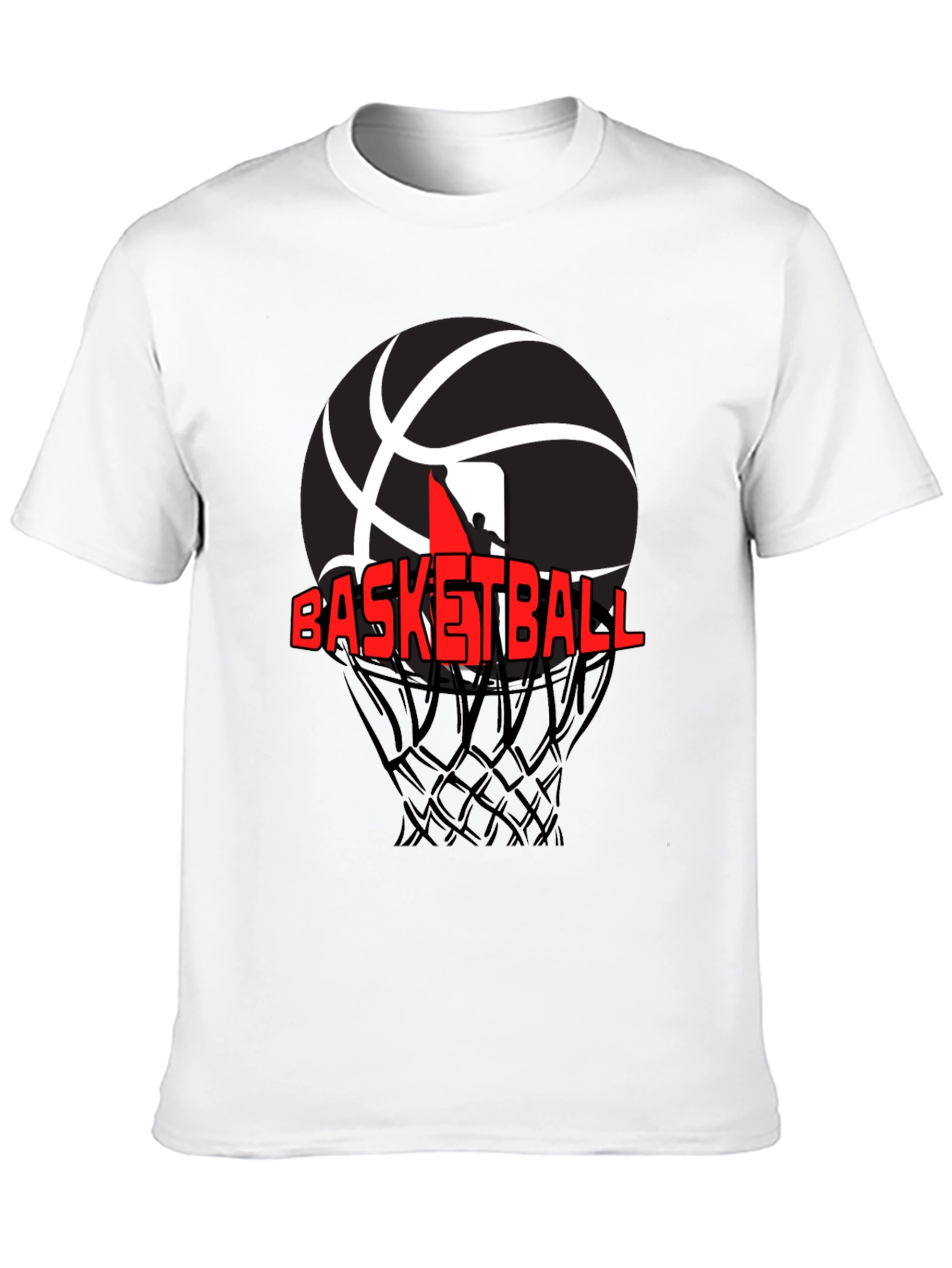 Basketball Graphic T-Shirt - Black