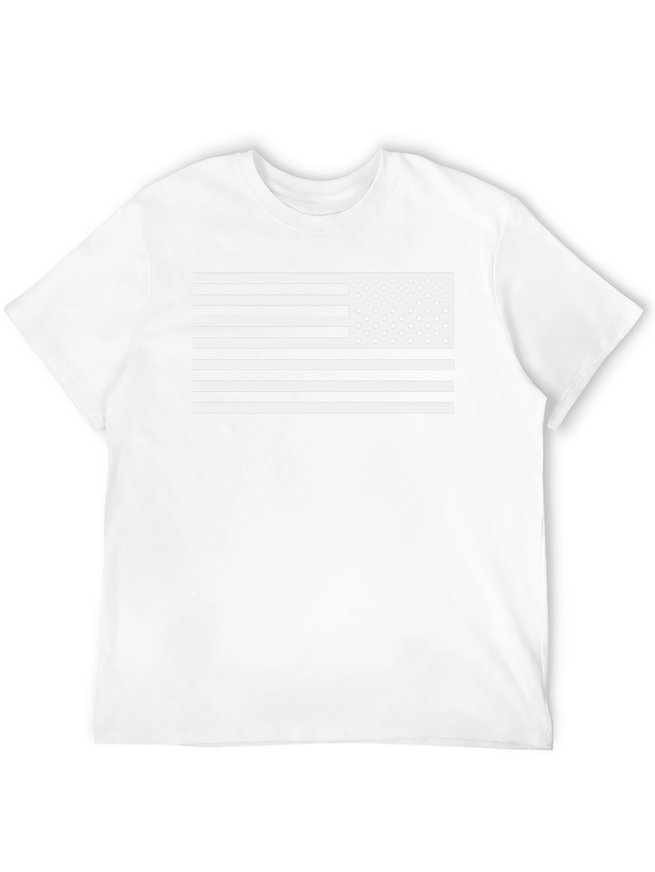 Black American Flag Graphic Tee