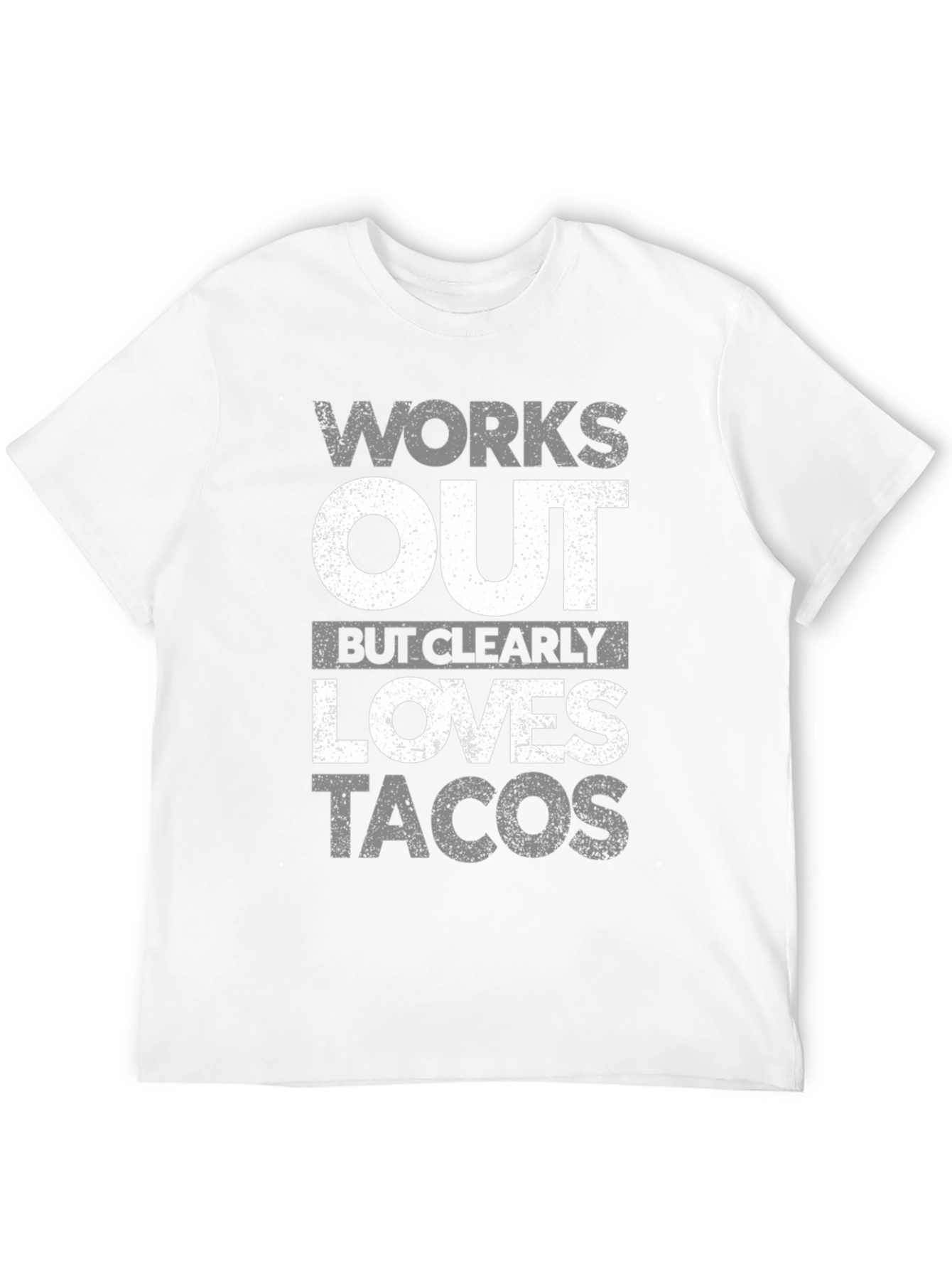 Works Out Loves Tacos Graphic T-Shirt
