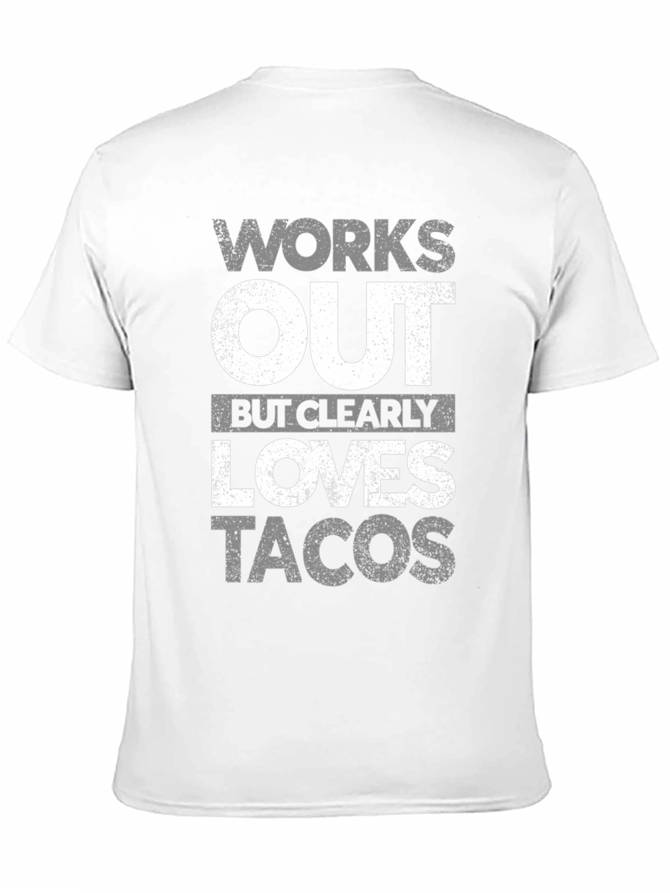 Works Out Loves Tacos Graphic T-Shirt