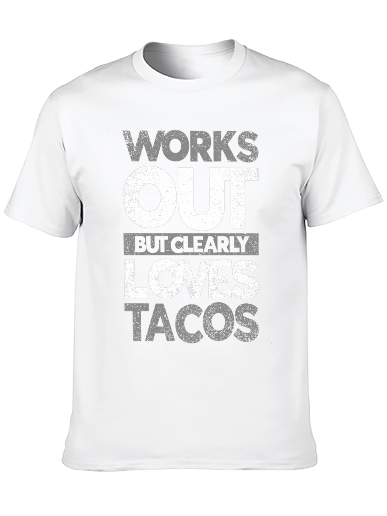 Works Out Loves Tacos Graphic T-Shirt