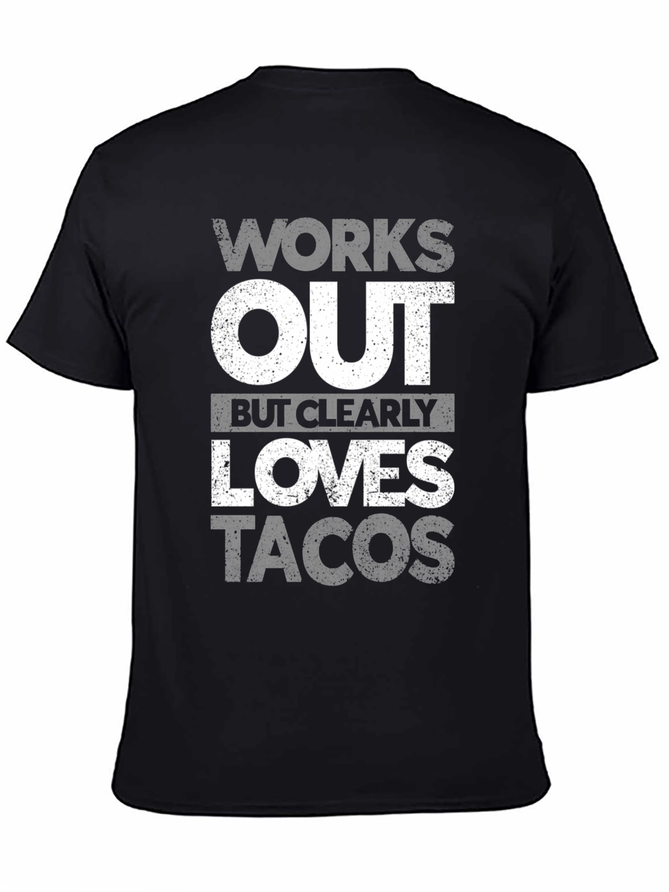 Works Out Loves Tacos Graphic T-Shirt