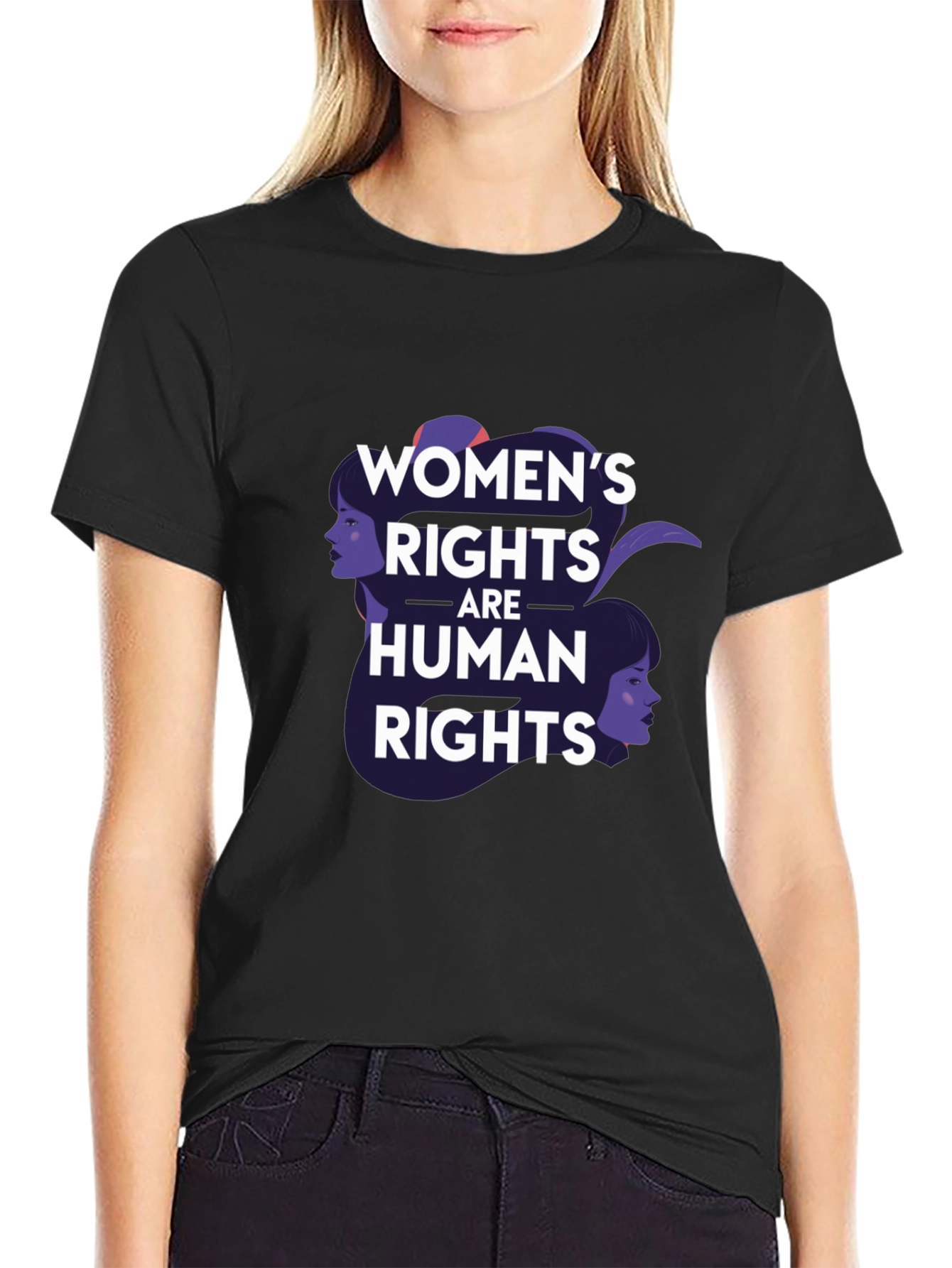 Womens Rights Are Human Rights Graphic Tee