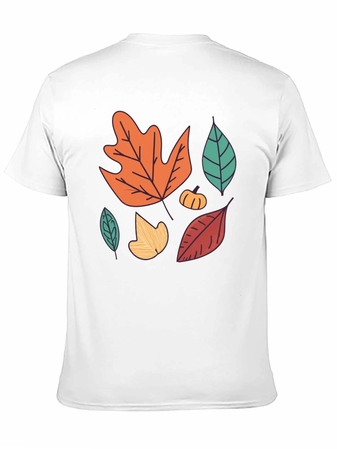 Autumn Leaves Graphic Tee - Fall Season Shirt
