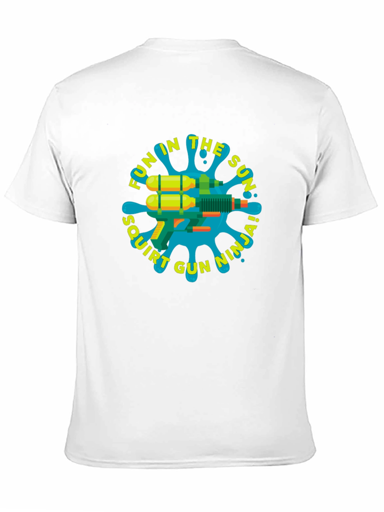 Fun in the Sun Squirt Gun Ninja Graphic Tee