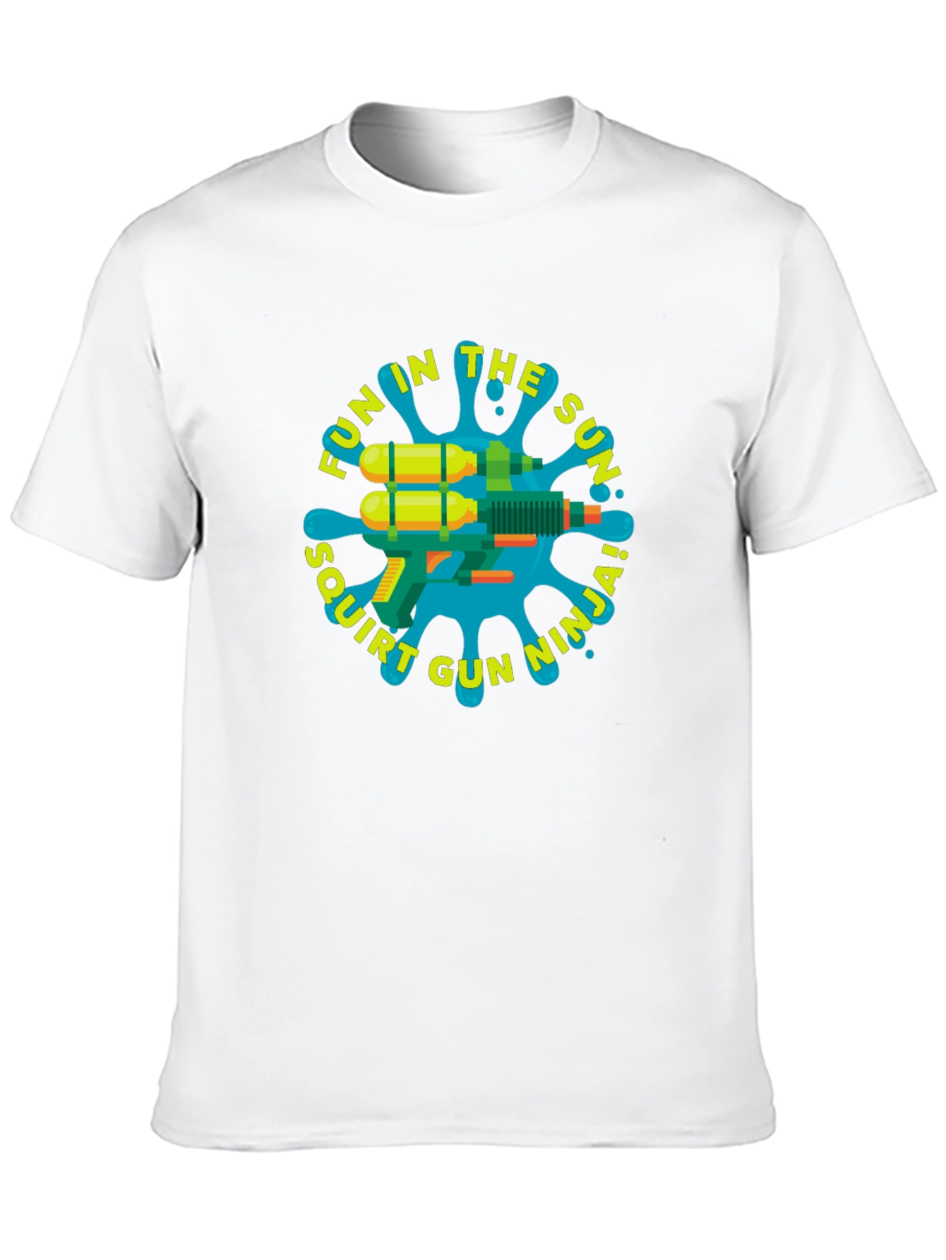 Fun in the Sun Squirt Gun Ninja Graphic Tee