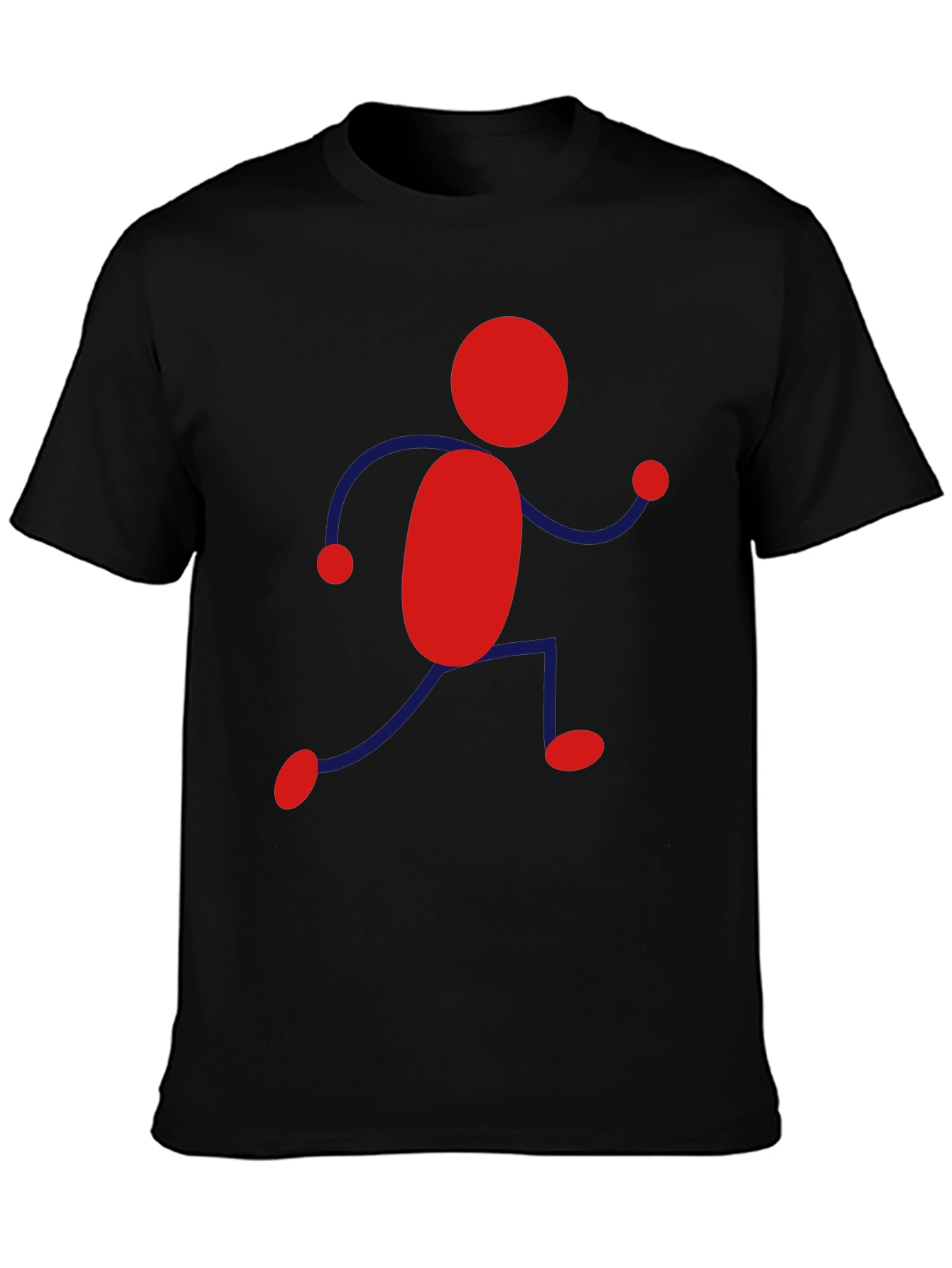 Funky Stick Figure Graphic Tee - Casual Style