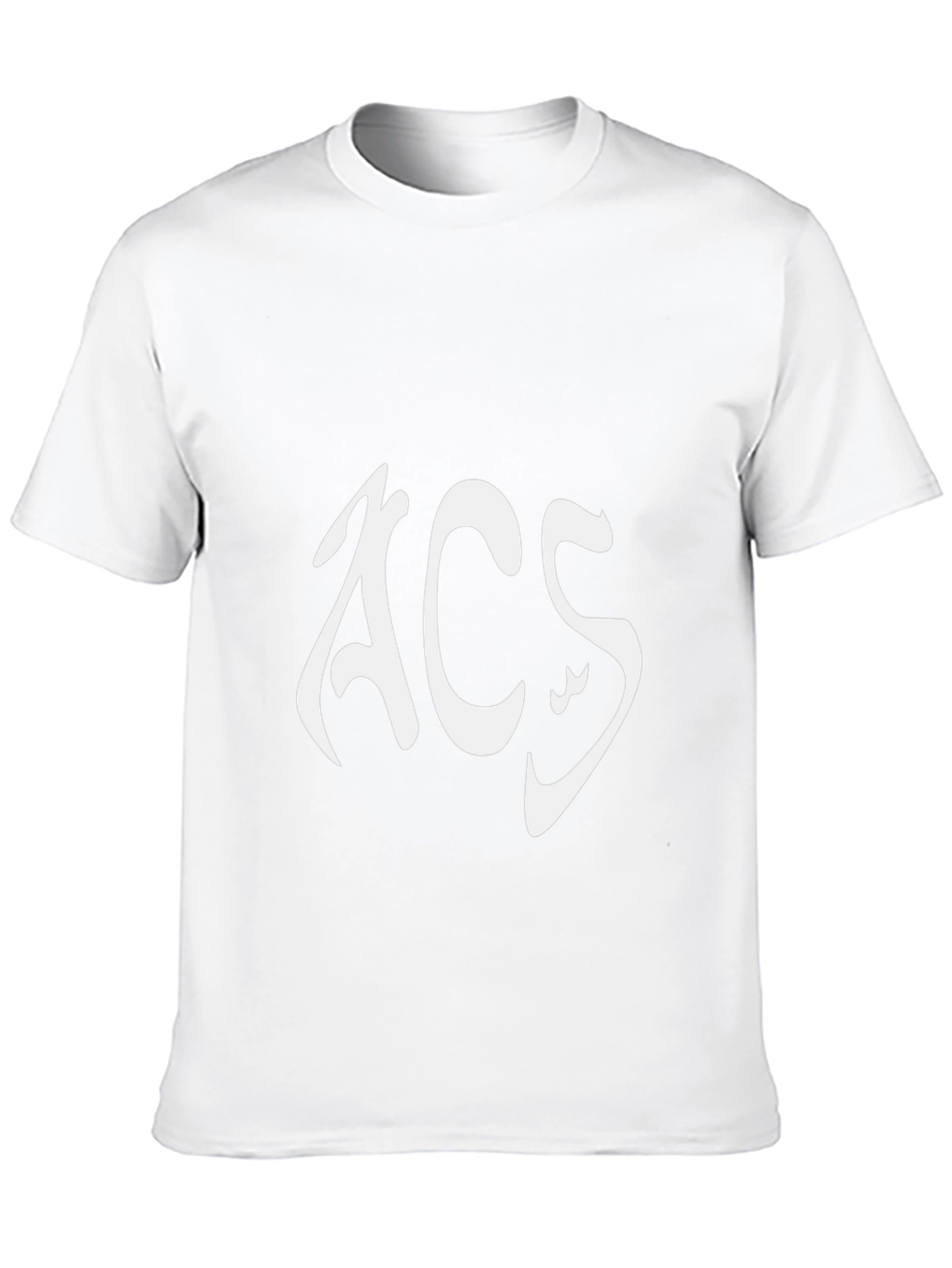 ACS Graphic Tee - Stylish Black Cotton Blend T-Shirt