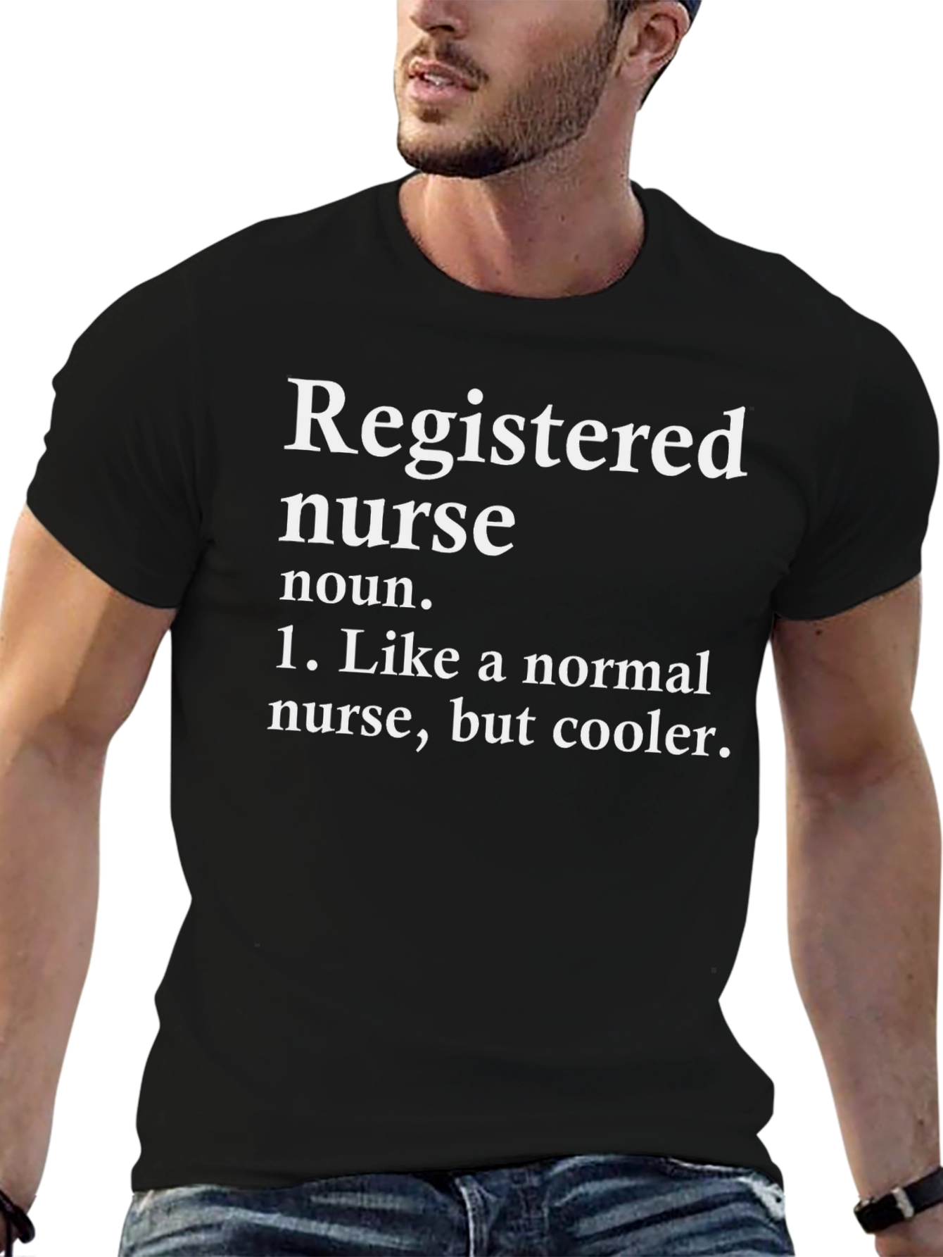 Registered Nurse Definition Black T-Shirt