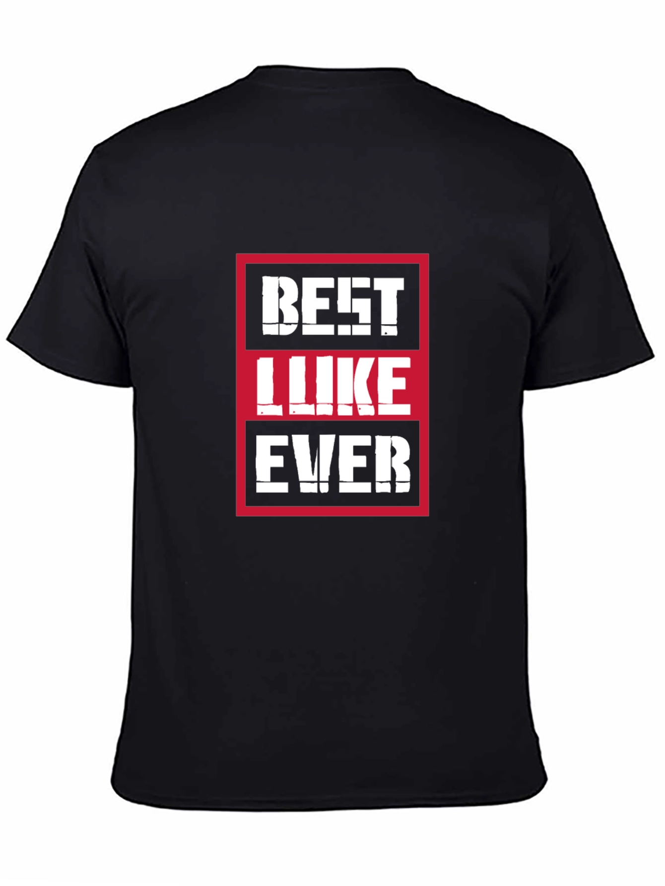 Best Luke Ever Graphic T-Shirt - Black