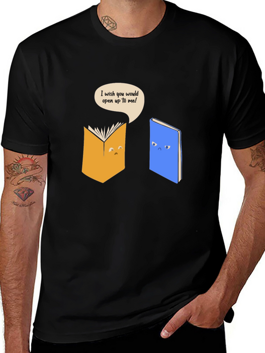 Funny Book T-Shirt - Open Up!