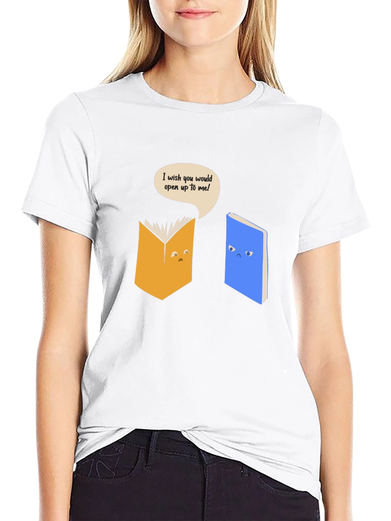 Funny Book T-Shirt - Open Up!