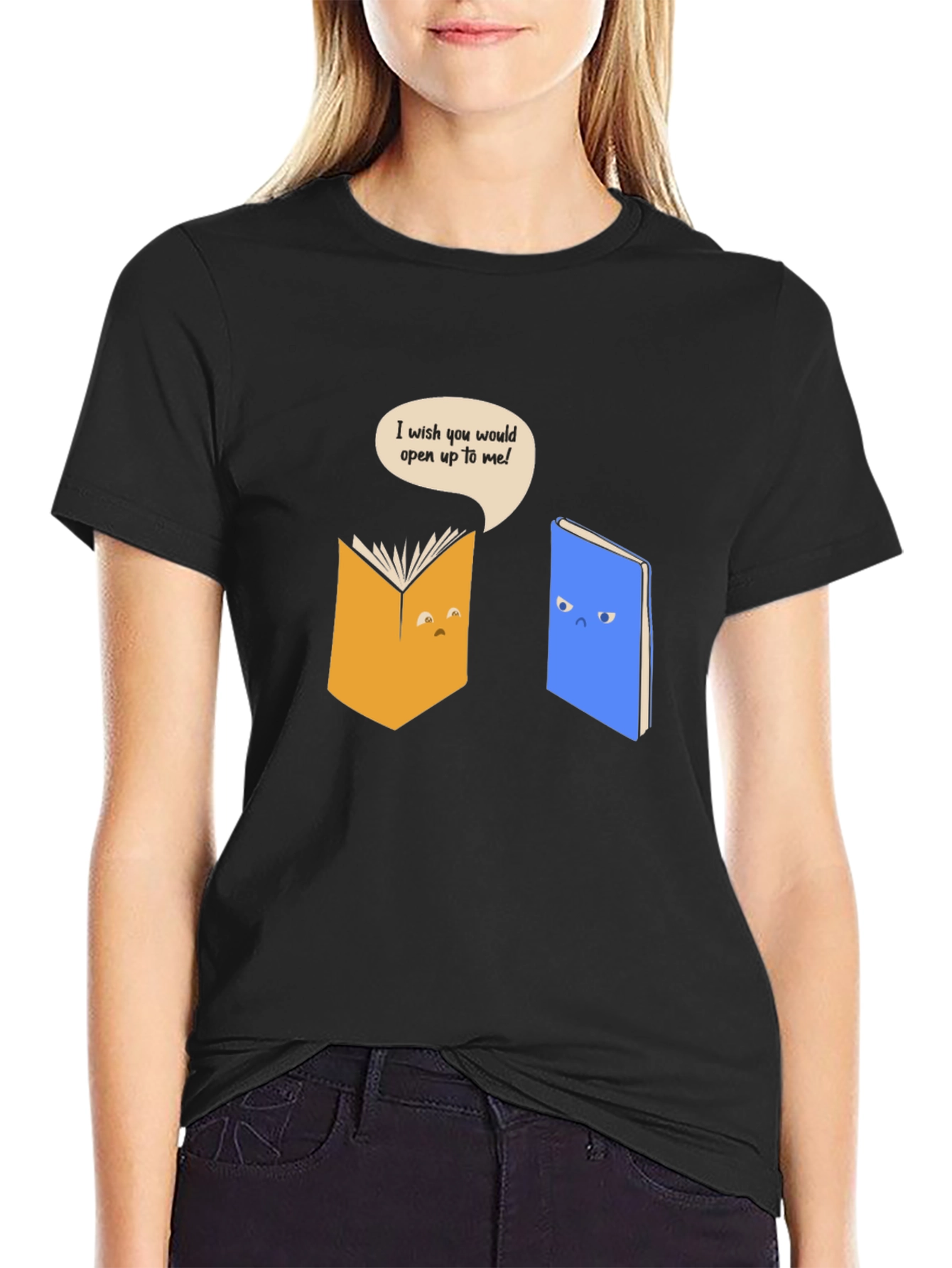 Funny Book T-Shirt - Open Up!