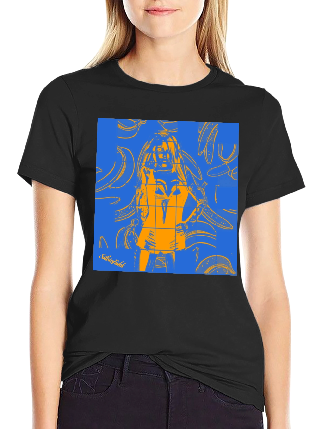 Vibrant Graphic Tee - Pop Art Style