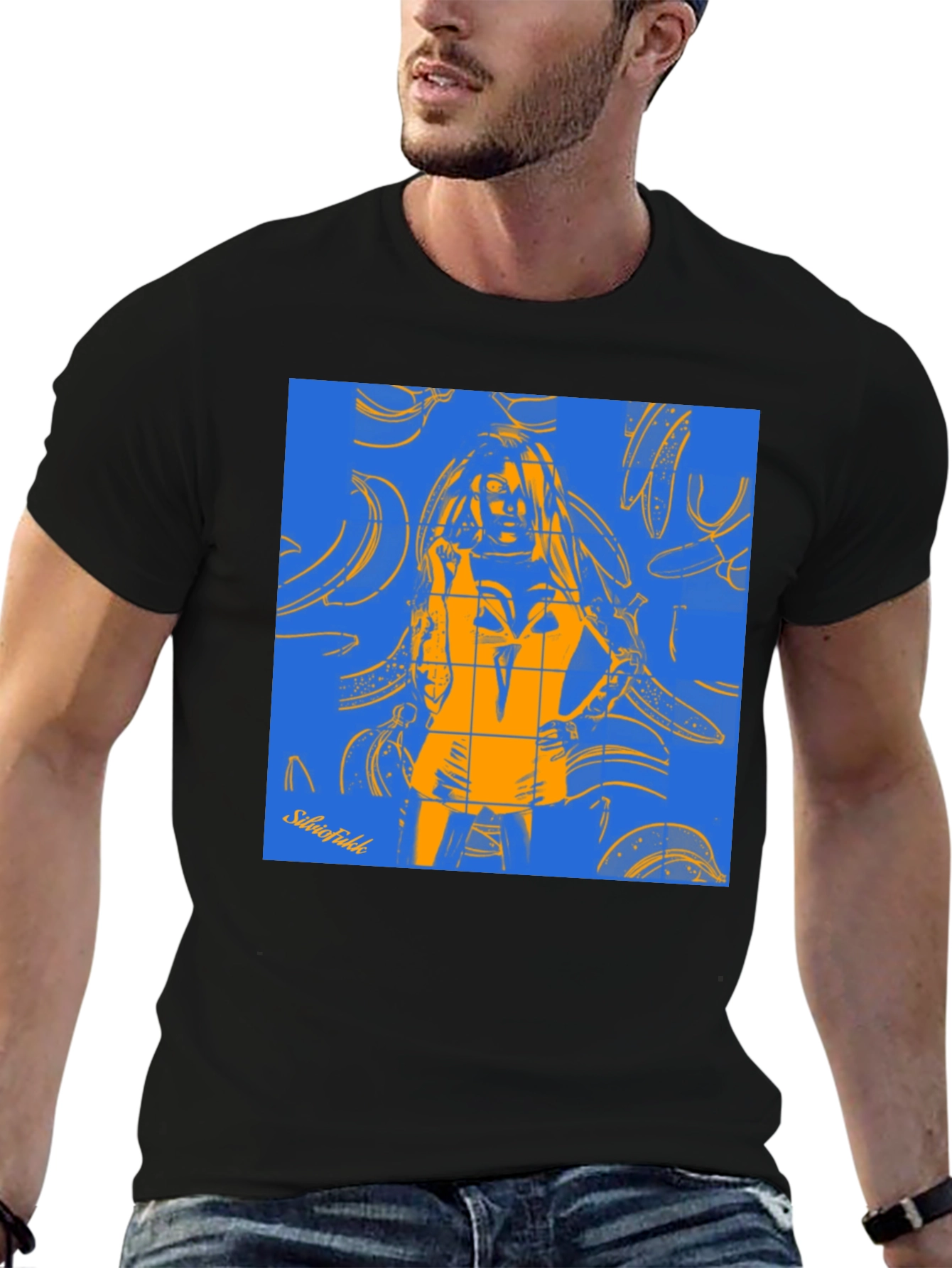 Vibrant Graphic Tee - Pop Art Style