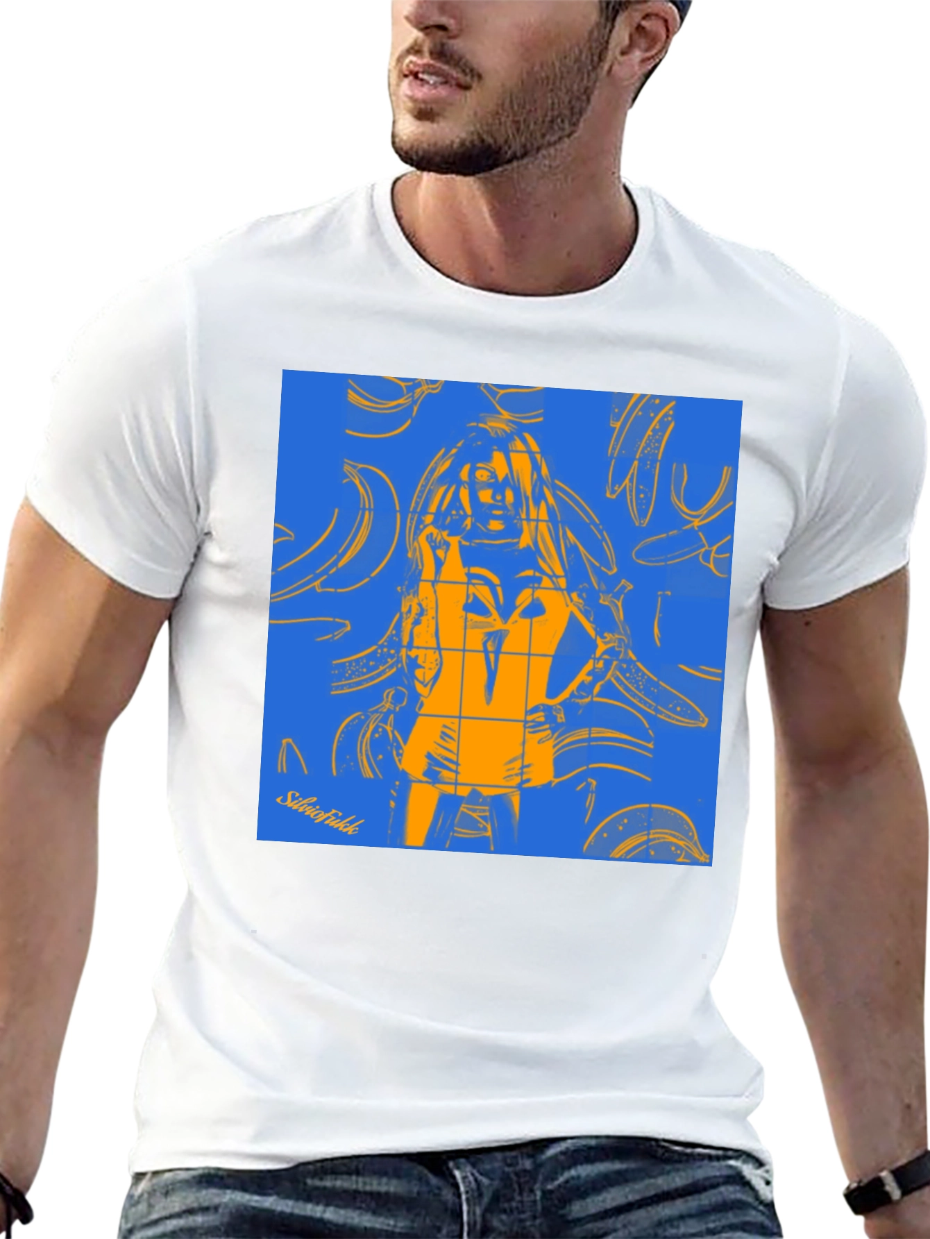 Vibrant Graphic Tee - Pop Art Style