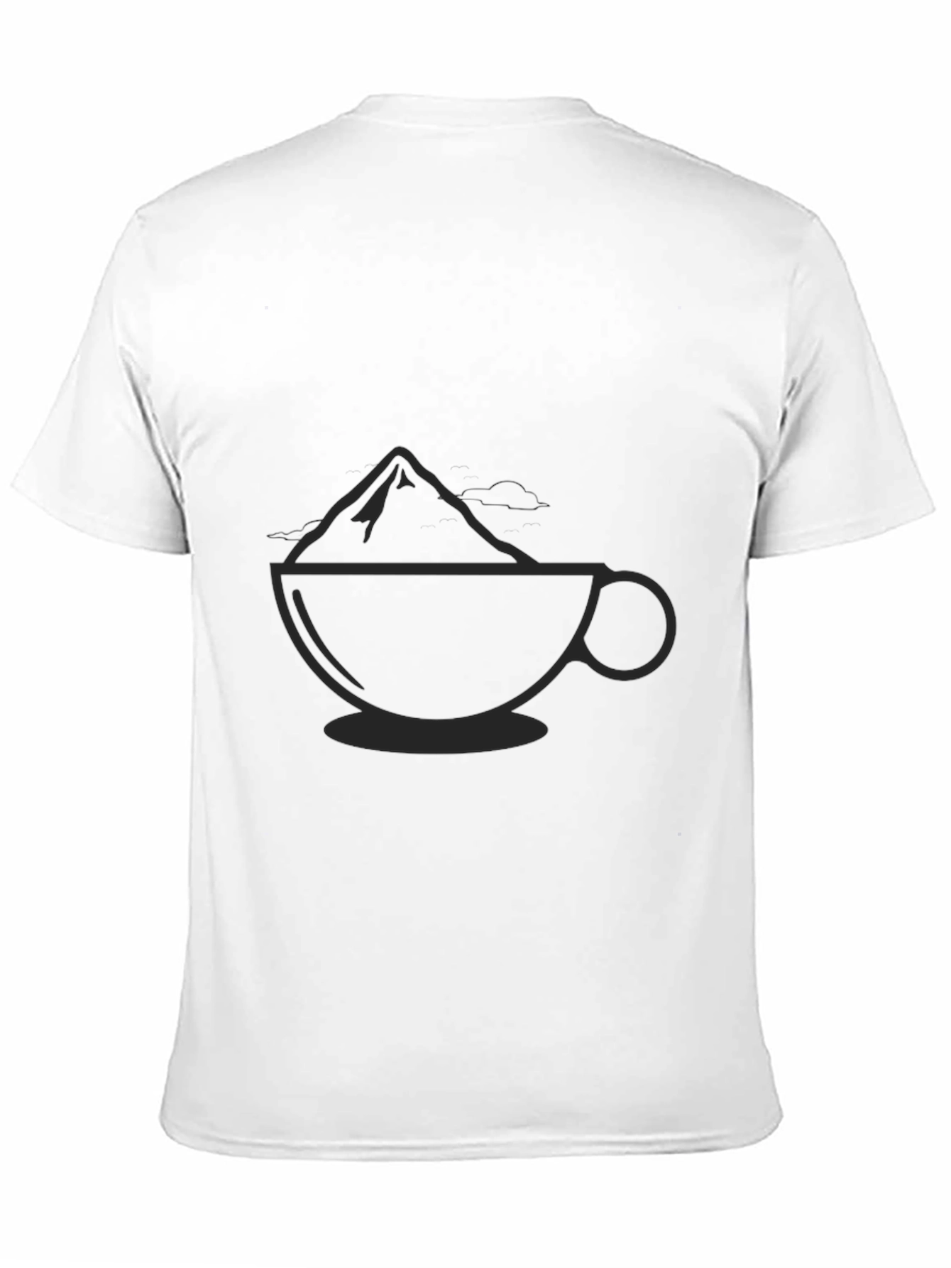 Mountain Coffee Black T-Shirt