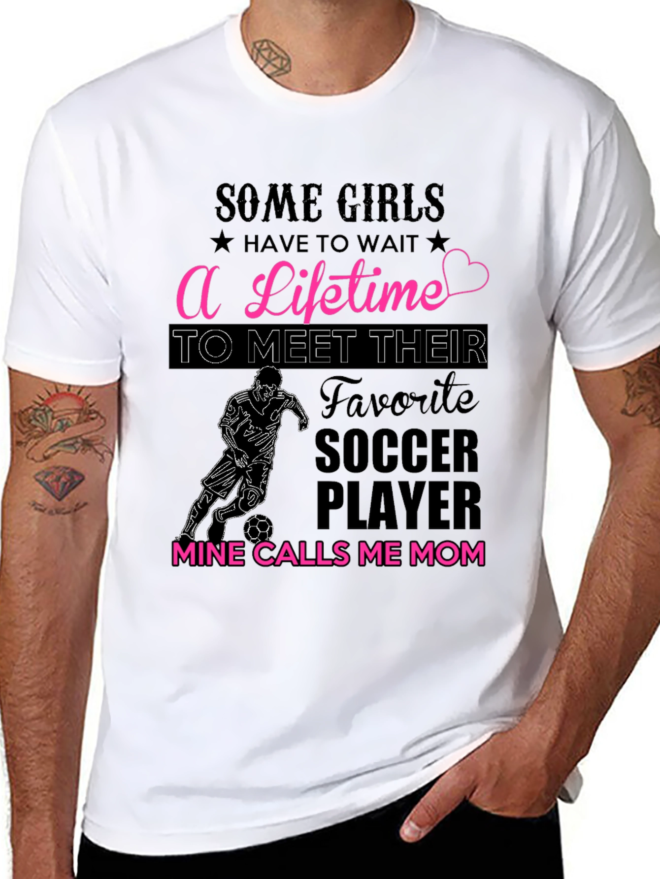 Soccer Mom T-Shirt - Mine Calls Me Mom