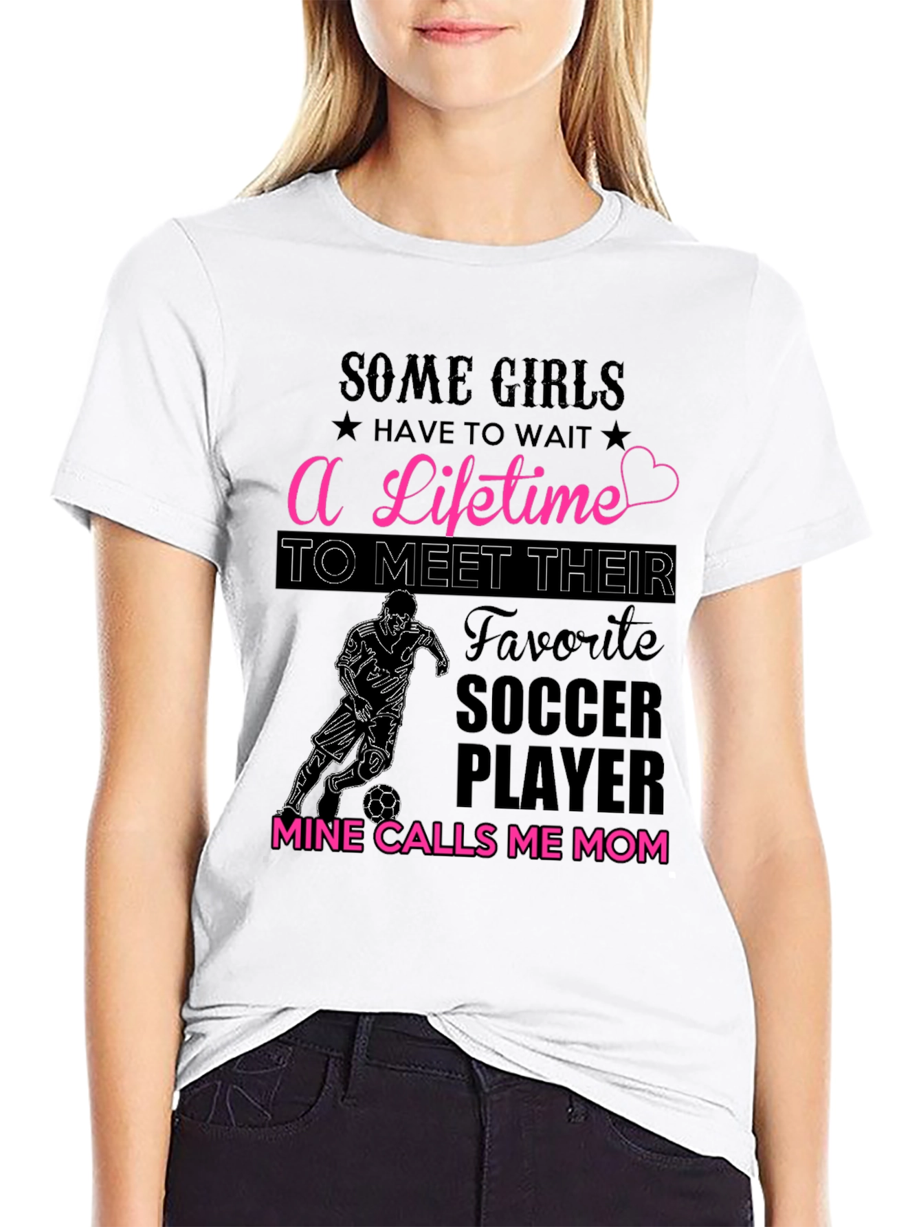 Soccer Mom T-Shirt - Mine Calls Me Mom