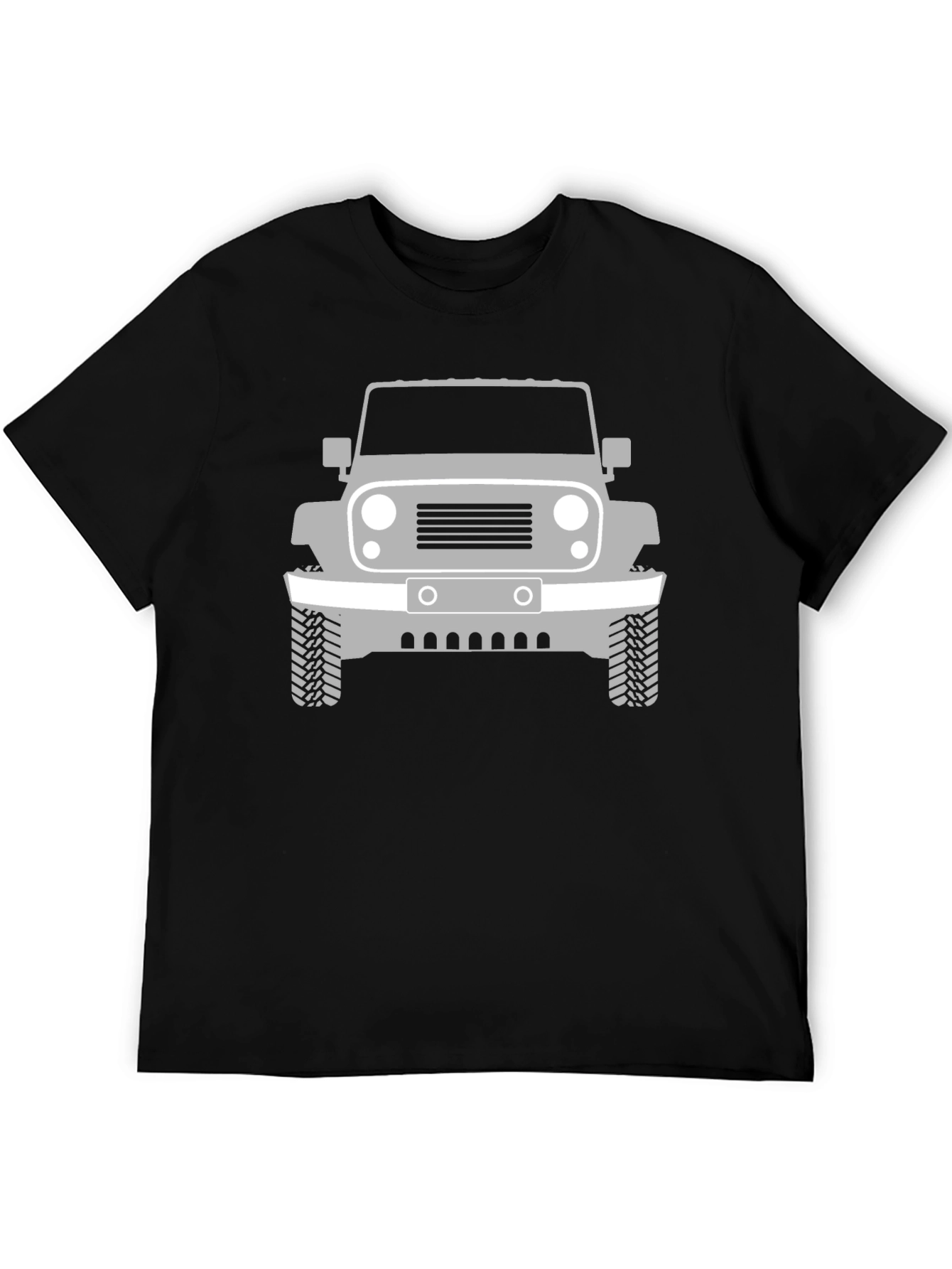 Jeep Graphic Tee - Black Cotton Blend