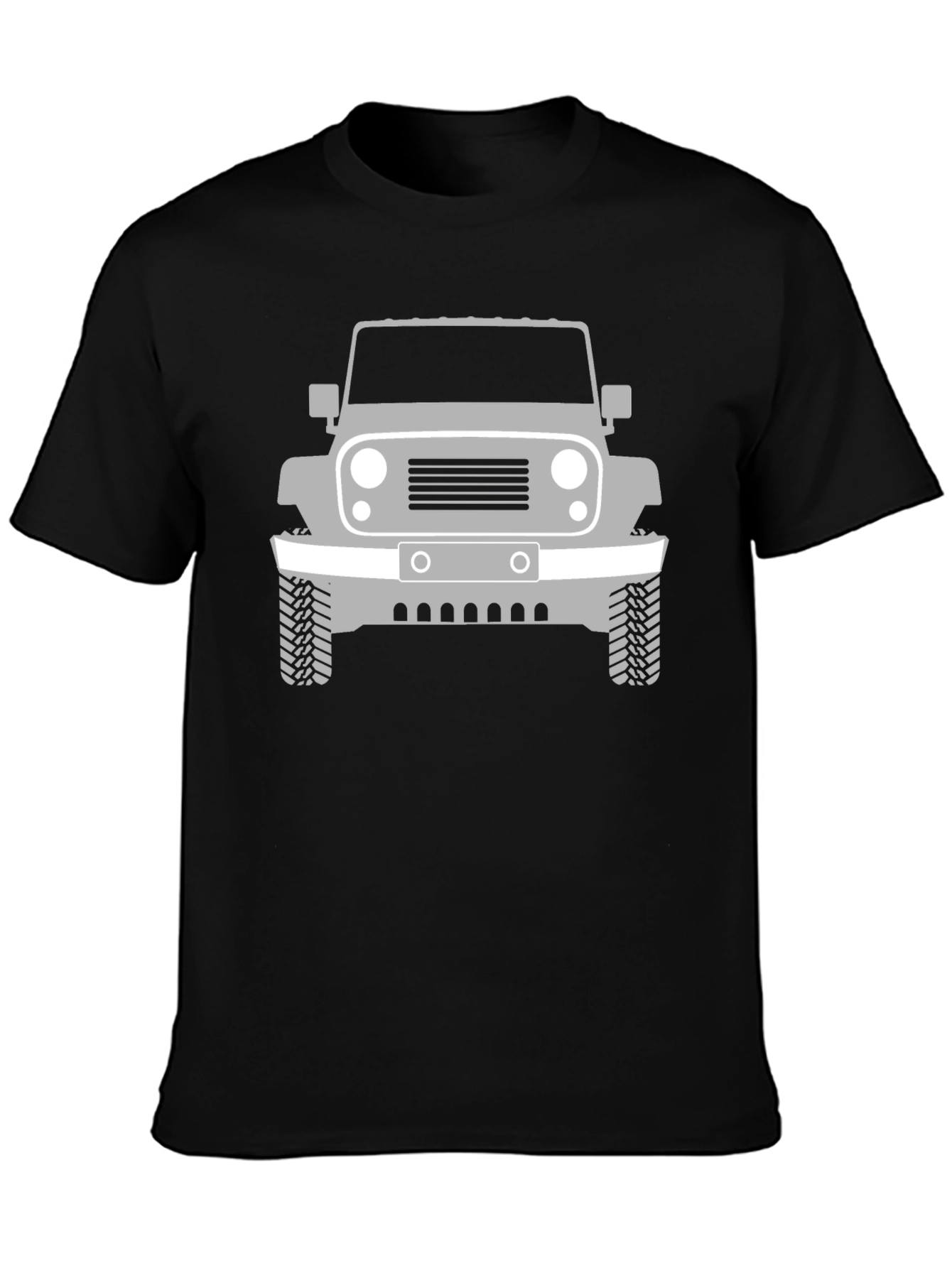 Jeep Graphic Tee - Black Cotton Blend